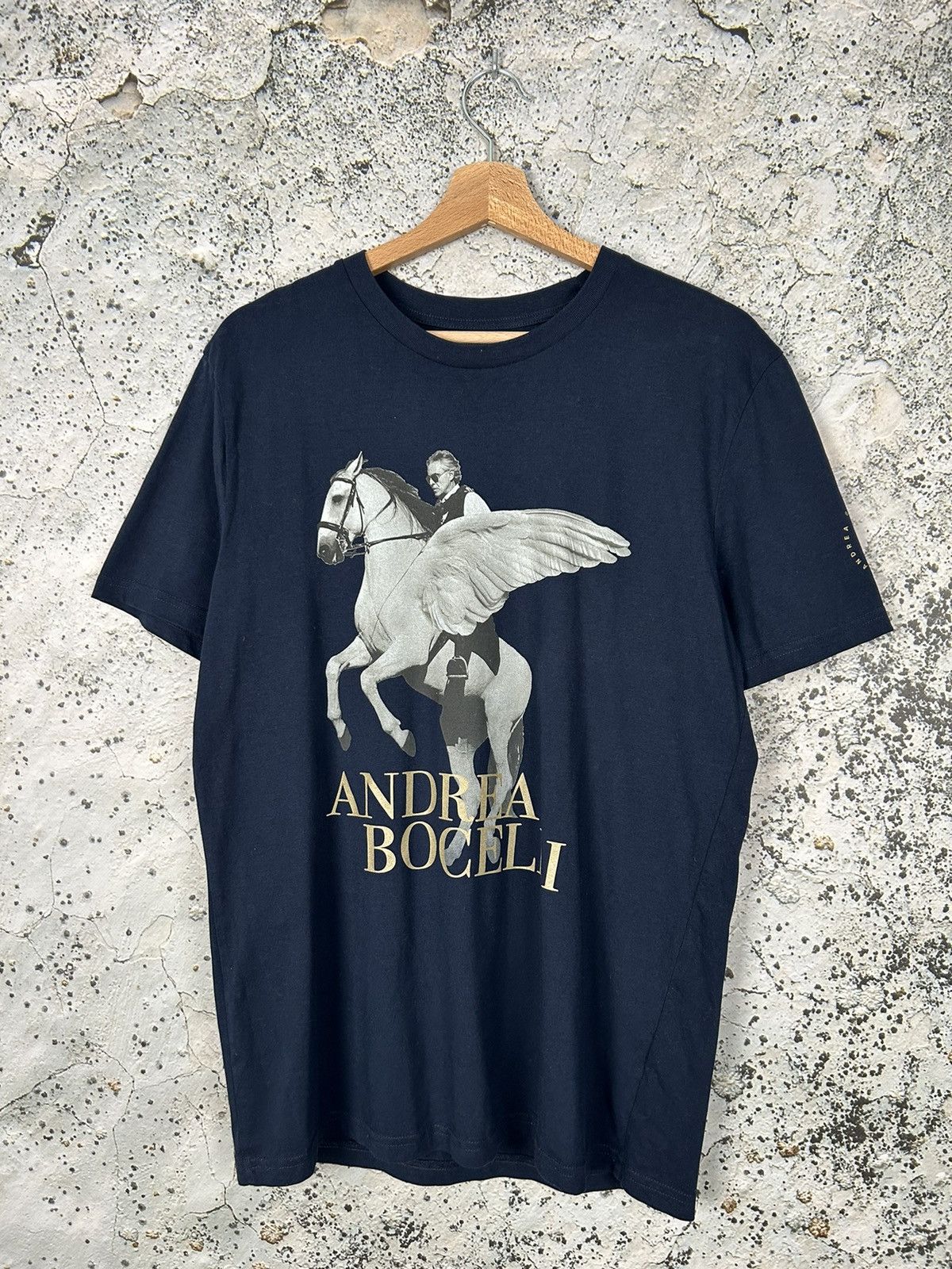 Band Tees × Vintage Andrea Bocelli Opera Music Graphic Tee Rare Hype Size US M / EU 48-50 / 2 - 1 Thumbnail