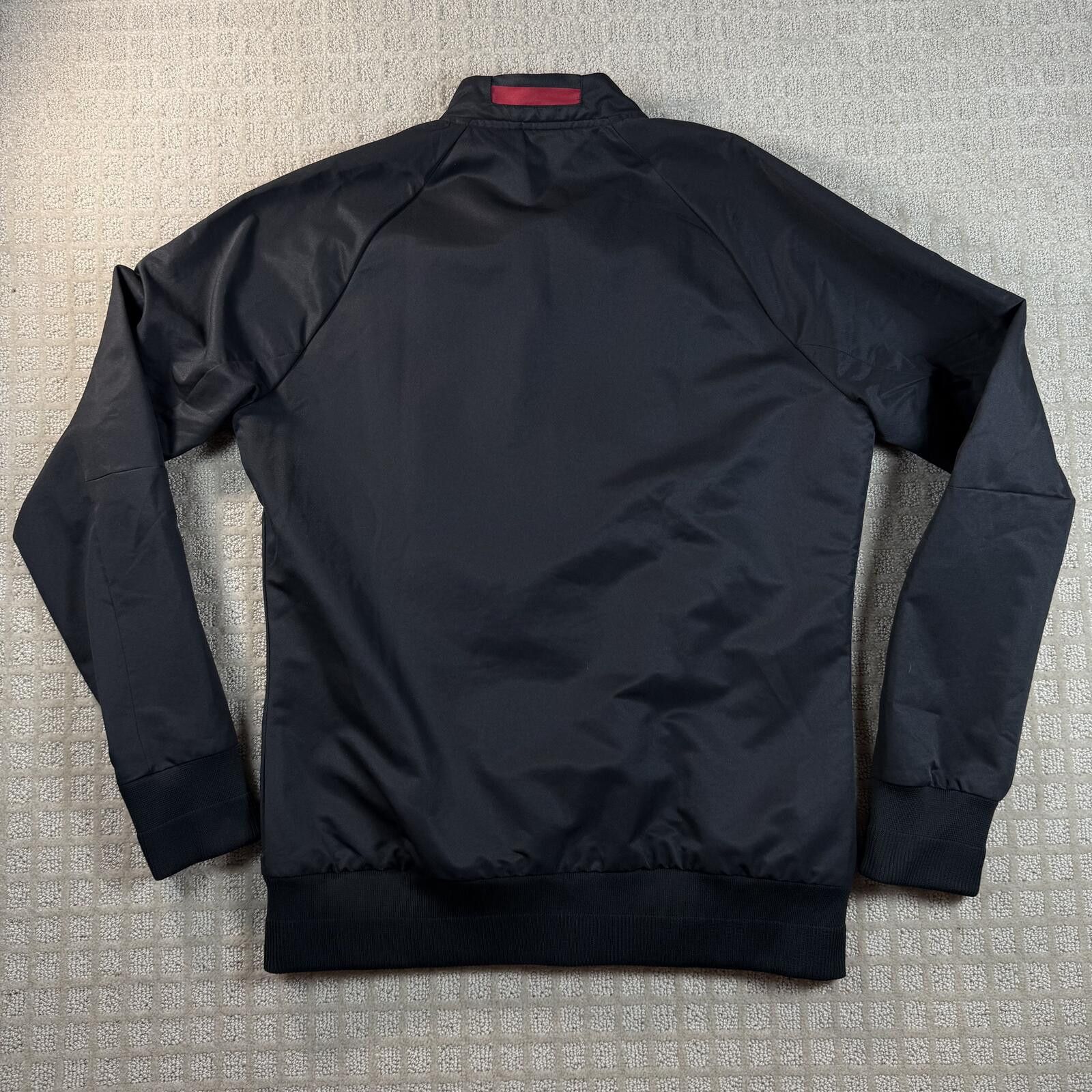 Adidas Adidas AC Milan 2015 Track Jacket Black Red Large Size US L / EU 52-54 / 3 - 7 Thumbnail