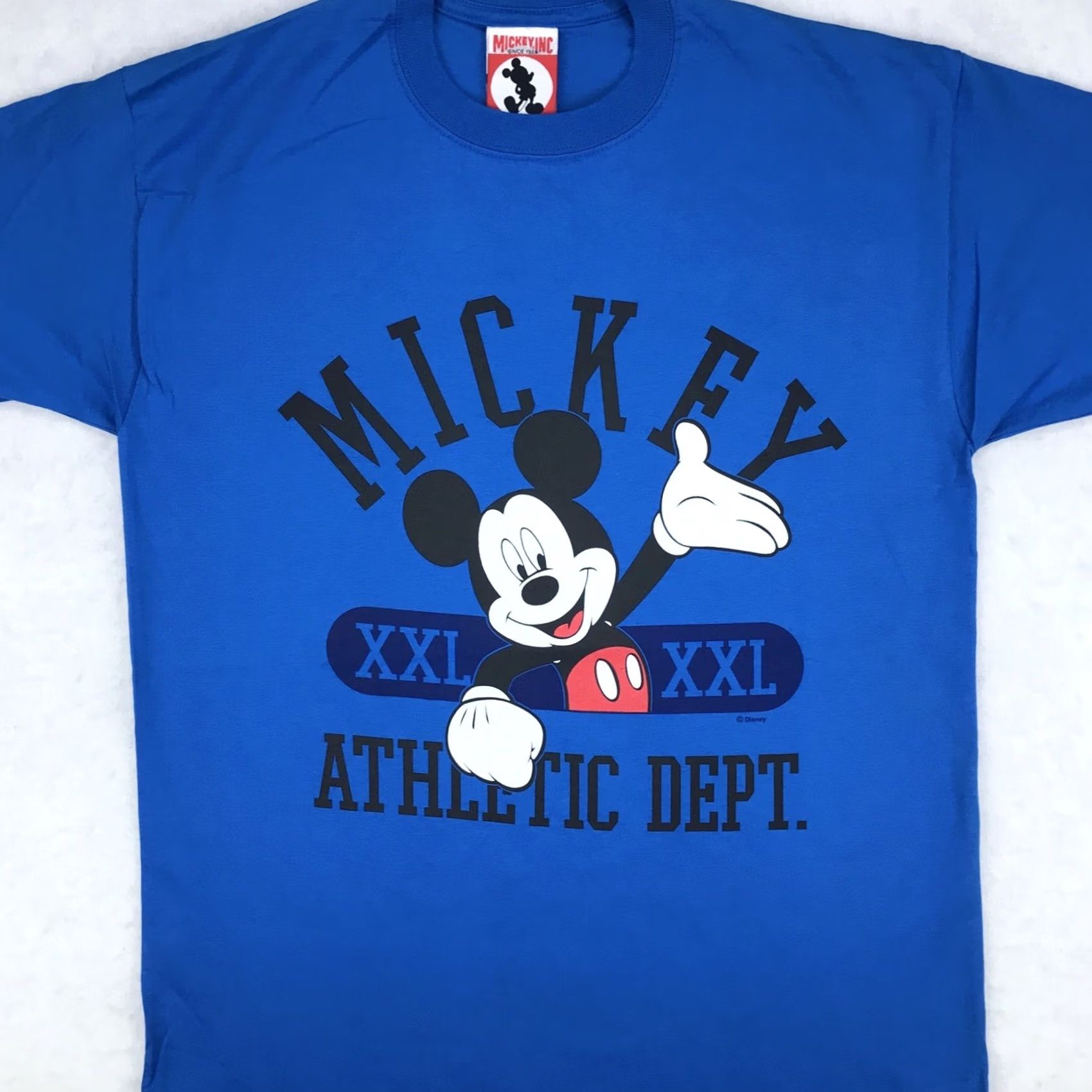 Disney VINTAGE Mickey Mouse ATHLETIC DEPT. T-Shirt Mens M Blue 90s Cartoon Disney 80s 90s Nike? Size US M / EU 48-50 / 2 - 3 Thumbnail
