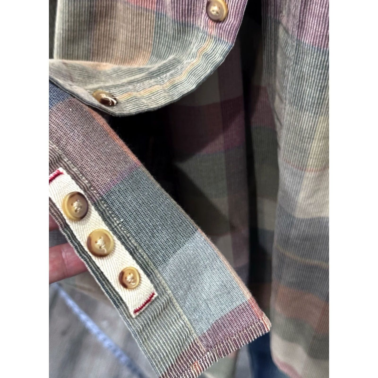 The Territory Ahead Territory Ahead Cord Plaid LONG SLEEVE SHIRT XL Multicolor Men Regular XS? XL Size US XL / EU 56 / 4 - 8 Thumbnail