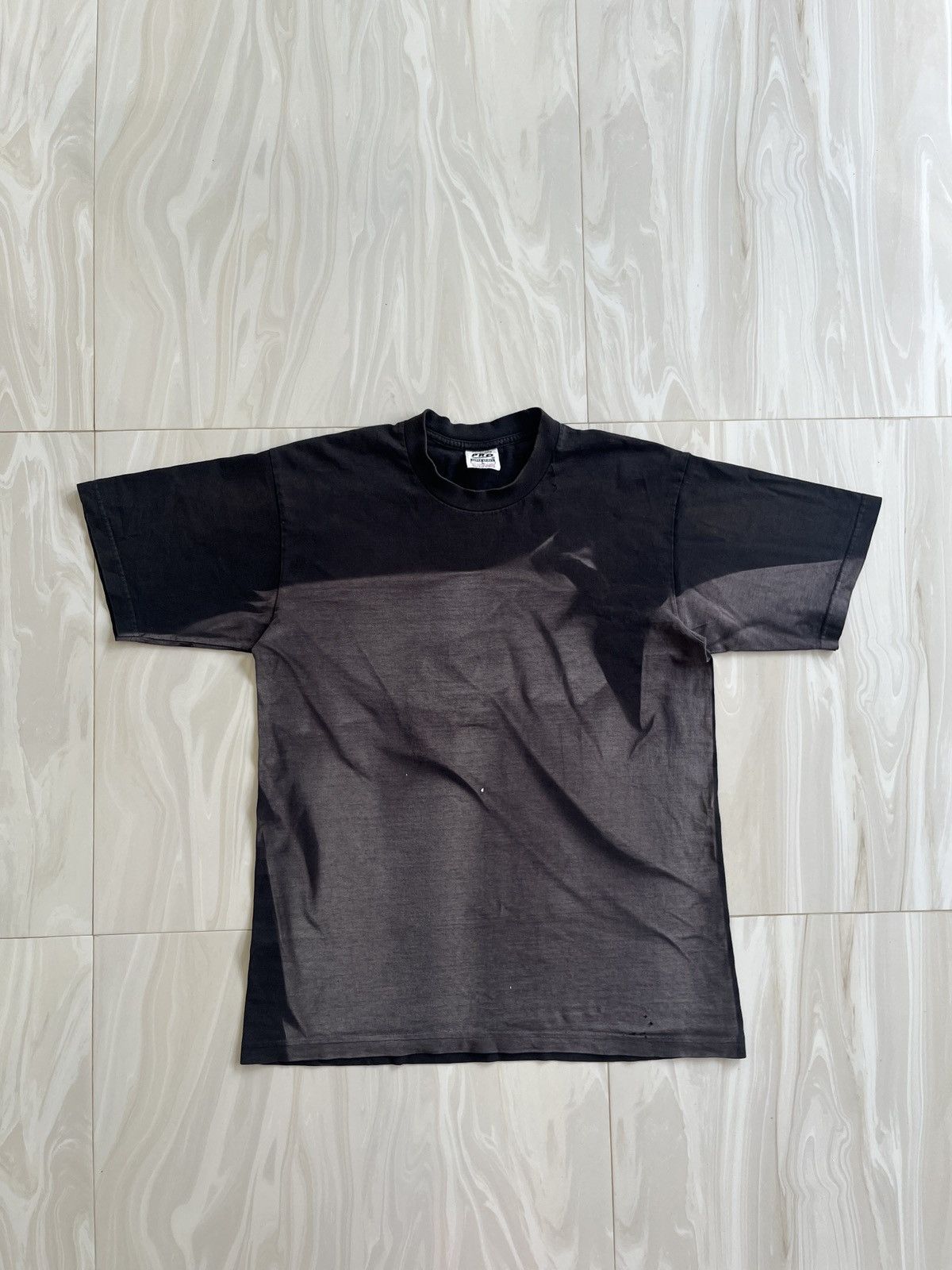 image of Vintage Faded Pro Super Heavy Tees in Black, Men's (Size Large)