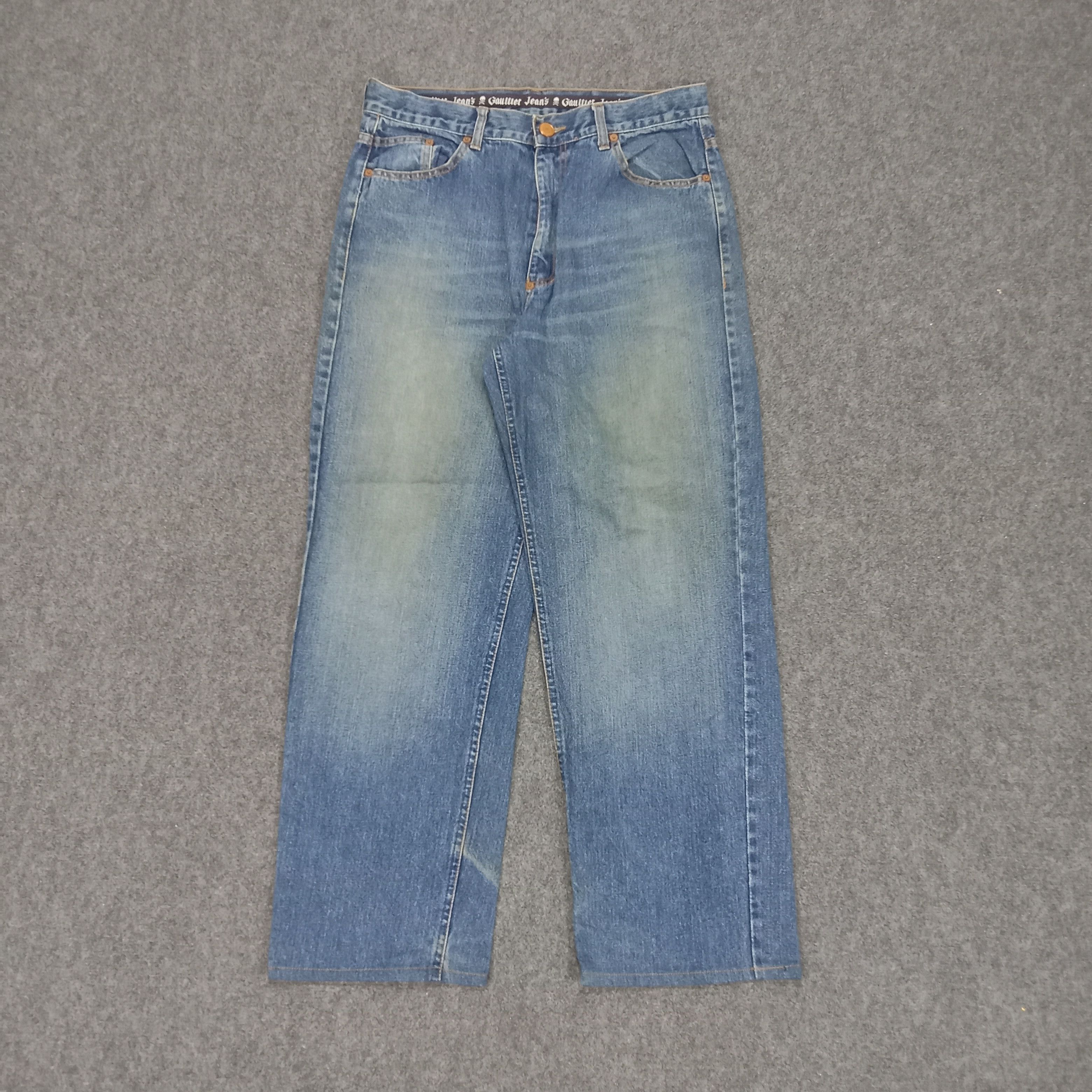 Jean Paul Gaultier Gaultier Jeans Japanese Brand Denim Jeans Size US 32 / EU 48 - 1 Thumbnail