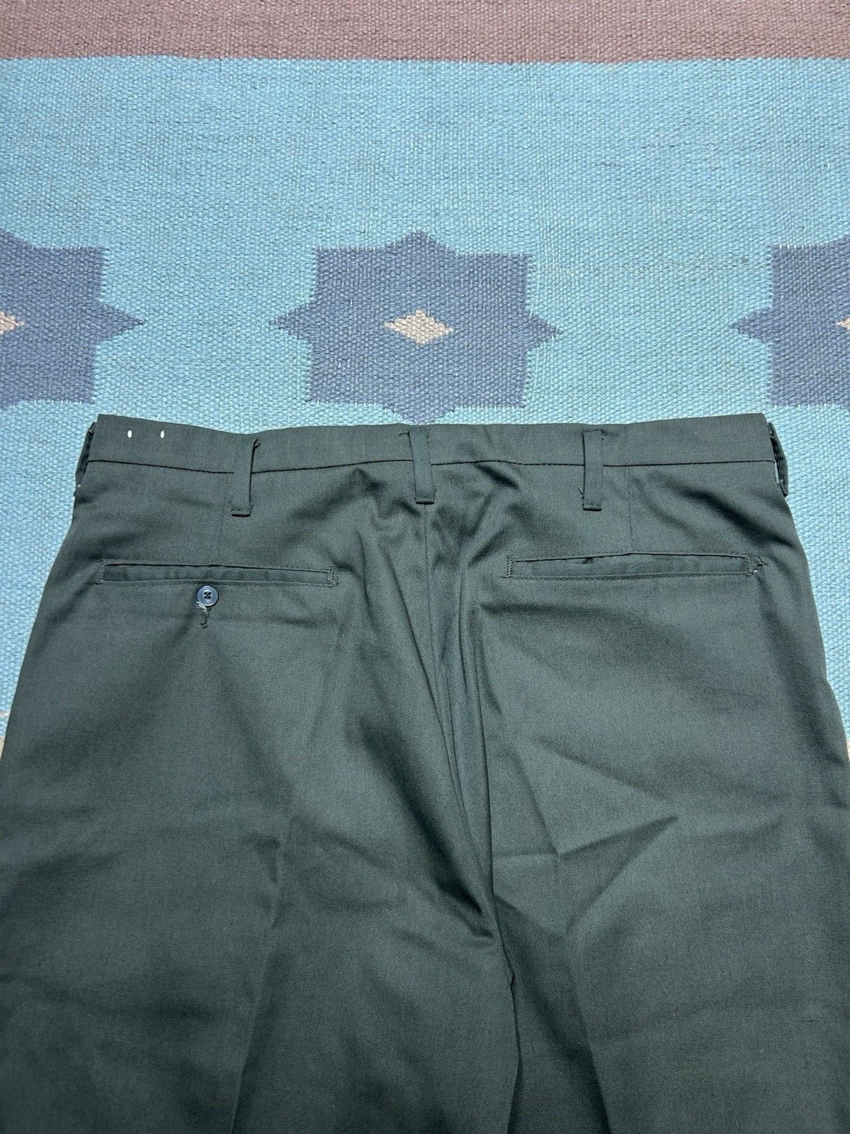 Vintage Vintage 60s 70s drop loop work pants mechanic workwear 32x30 Size US 32 / EU 48 - 8 Thumbnail
