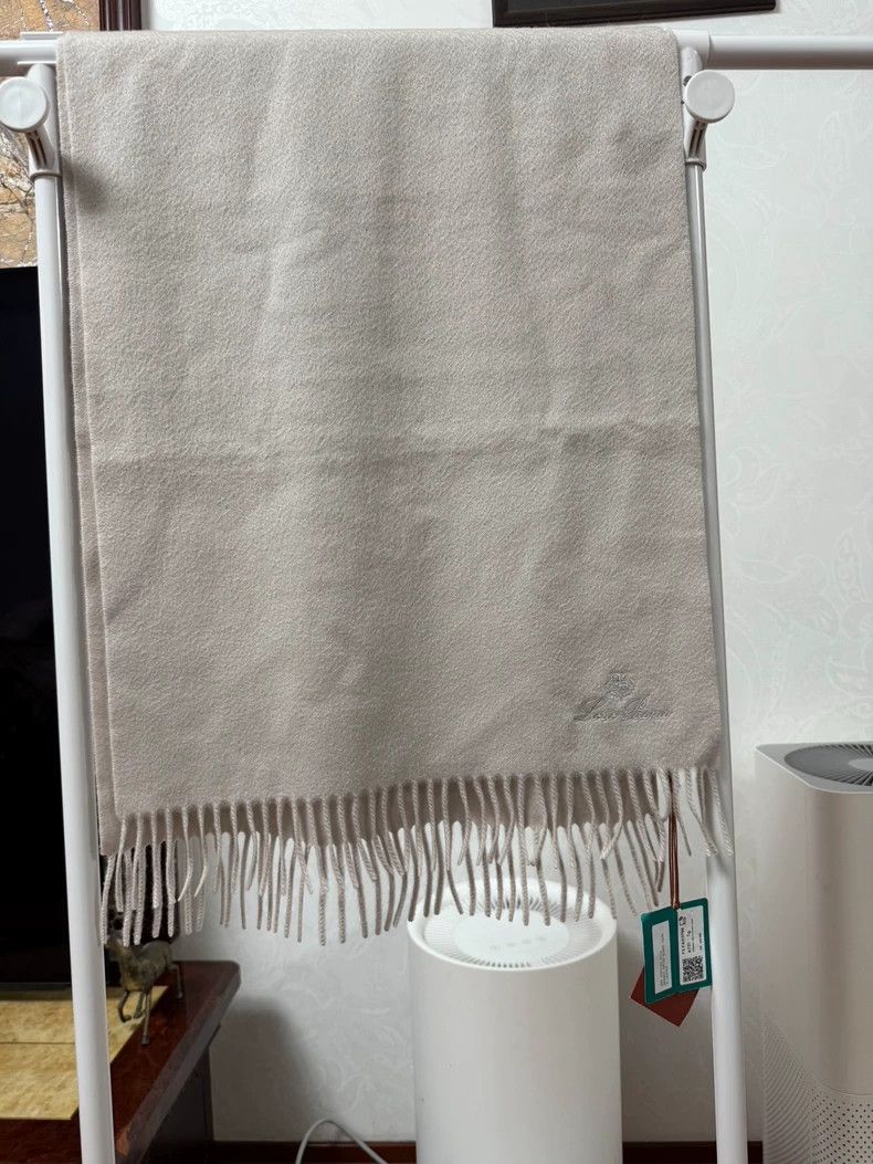 Loro Piana LORO PIANA Embroidered woolen scarf with letters Size ONE SIZE - 2 Thumbnail