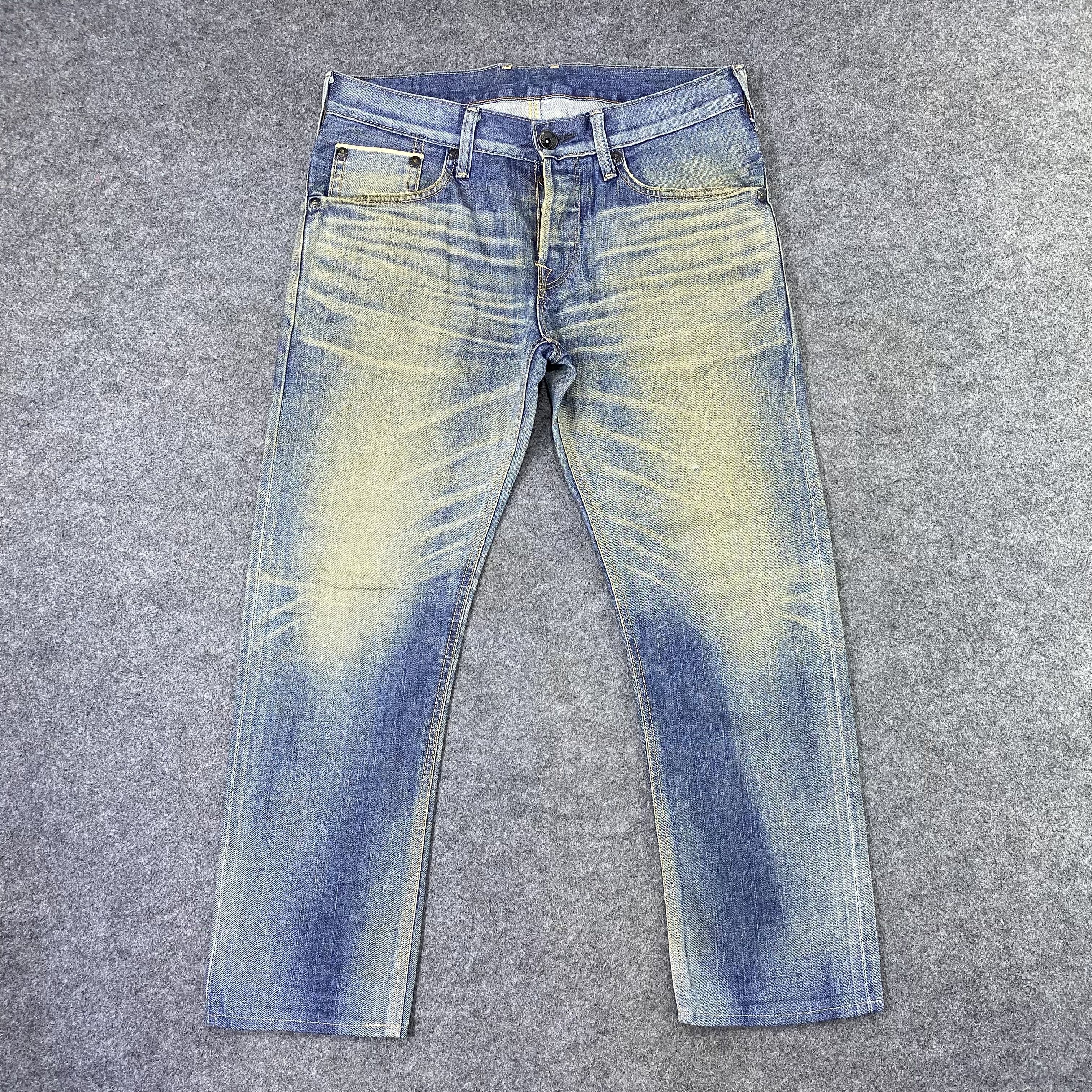 Edwin × Japanese Brand × Jean Edwin Sen denim selvedge jeans sk505t Denim-J1183 Size US 34 / EU 50 - 2 Thumbnail