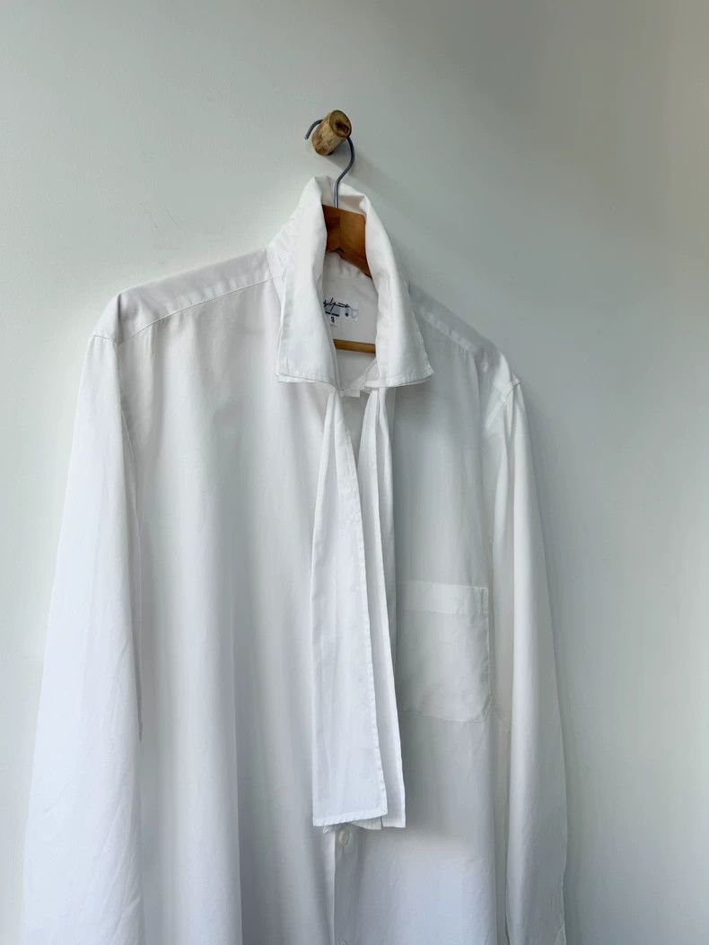 Yohji Yamamoto Yohji Yamamoto 2017 AW Mainline Show Ribbon Shirt Size US L / EU 52-54 / 3 - 4 Thumbnail