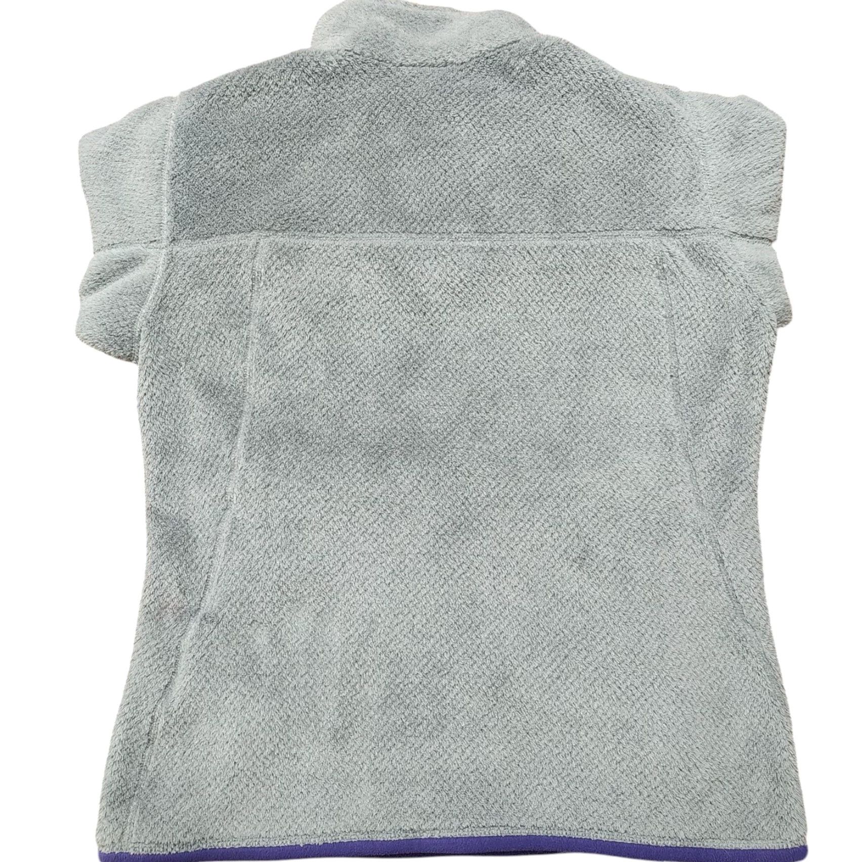 Patagonia Patagonia Sweater Womens Small Snap T Fleece Soft Gray Purple Re-Tool Size S / US 4 / IT 40 - 2 Thumbnail