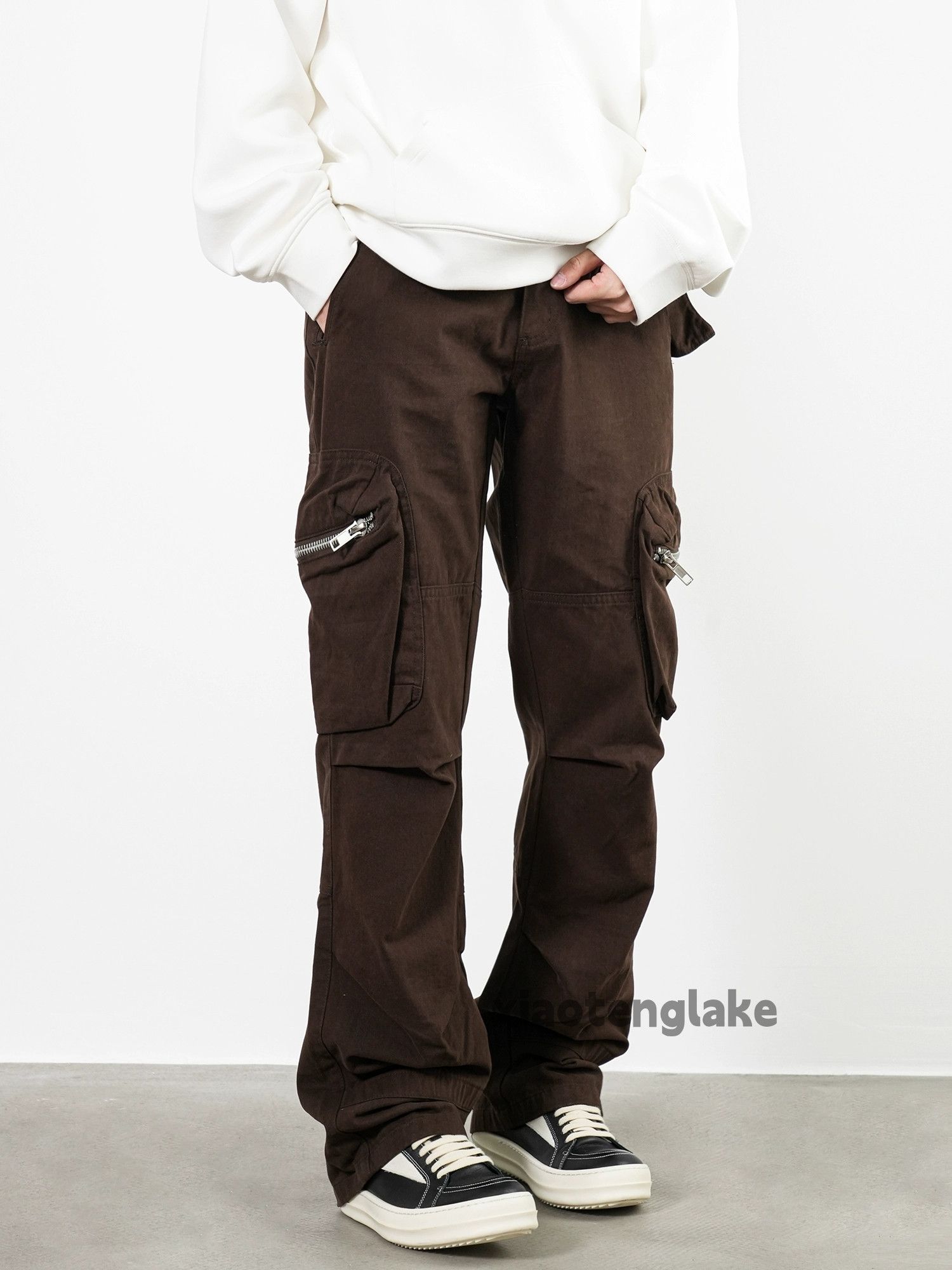 utility skate hiphop outdoor zipper baggy cargo pants