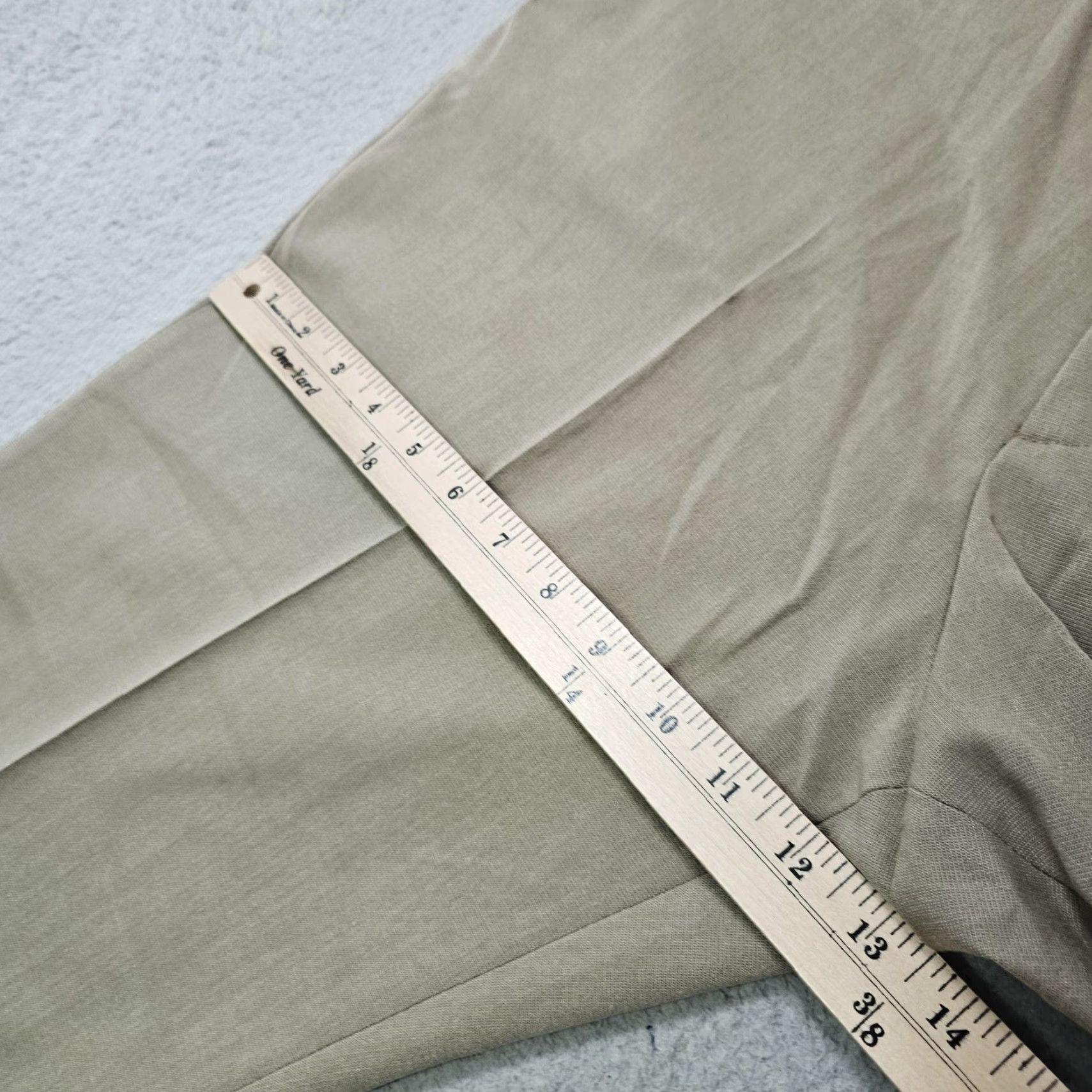 Haggar Haggar Dress Pants Mens 34x29 Beige Stretch Bengaline Flat Front Wrinkle Resistant Classic American Fit Dress Pants Mens 34 Beige Wrinkle Free Size US 34 / EU 50 - 5 Thumbnail