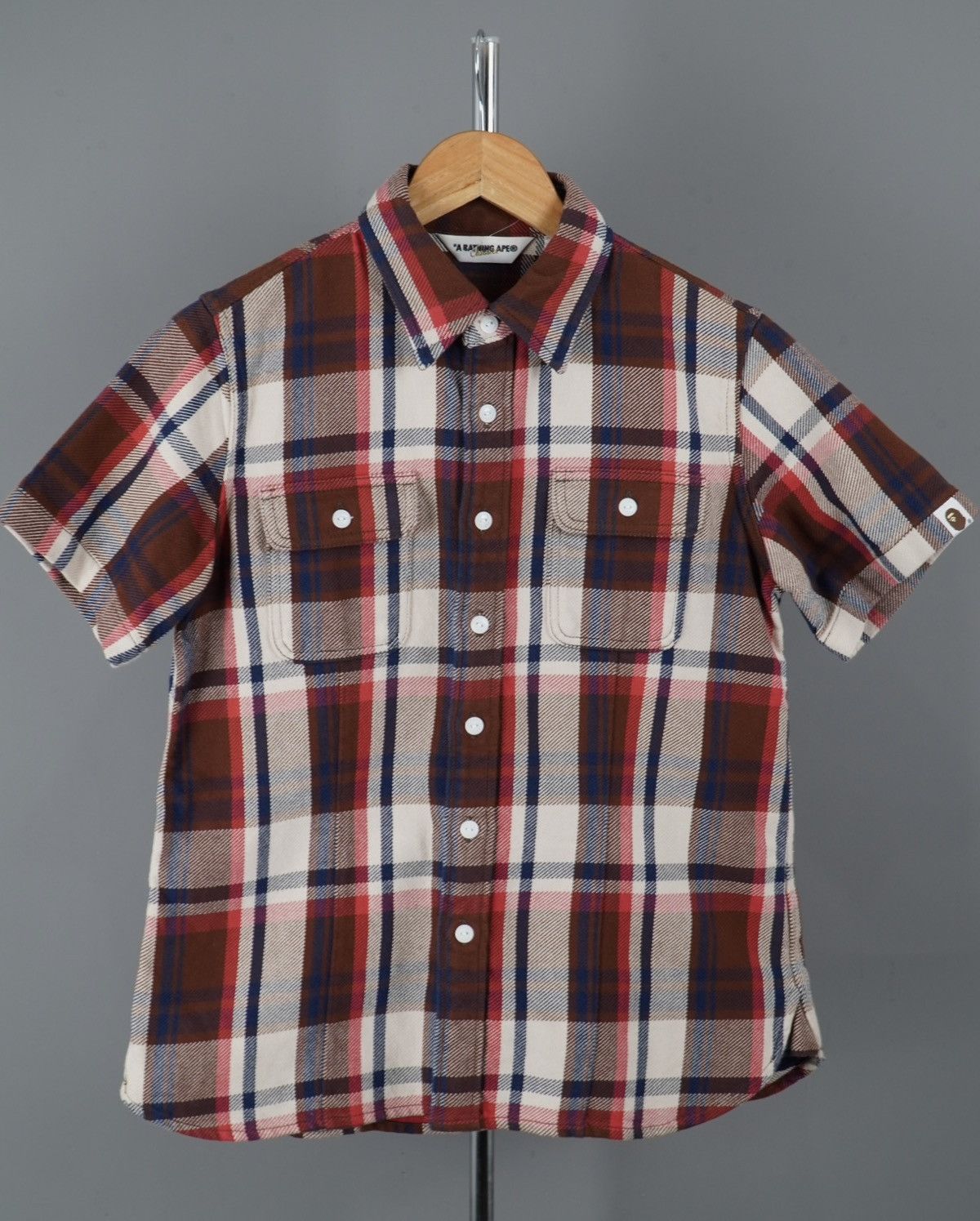 Bape × Nigo Bape Check Flannel Button Up Shirt Size S / US 4 / IT 40 - 1 Thumbnail