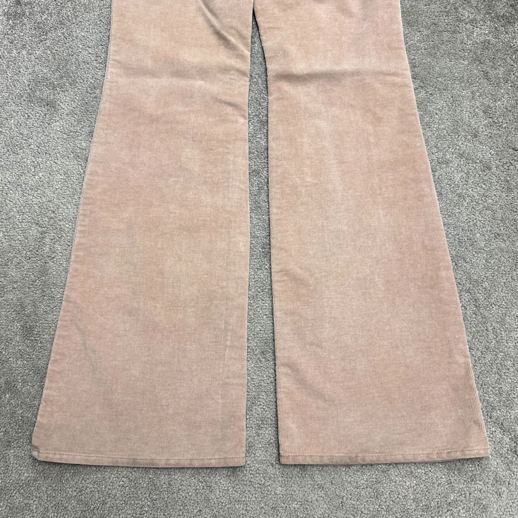 Gap Gap Corduroy Pants Womens 10 Long Pink Mid Rise Stretch Casual Y2K Flared Leg Size 32" / US 10 / IT 46 - 6 Thumbnail