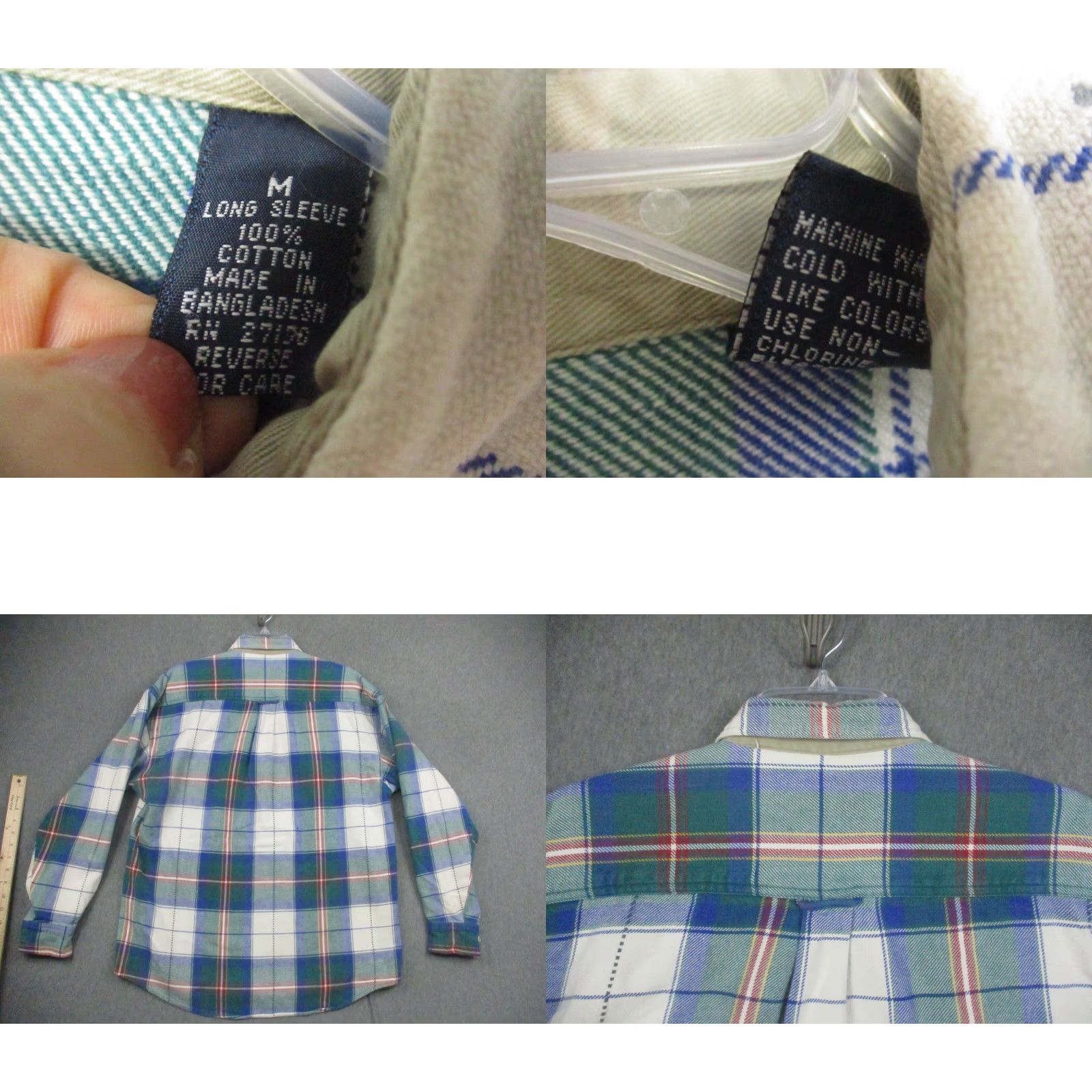 Vintage VINTAGE Brian Flannel Shirt Medium Plaid Heavyweight Shacket Size US M / EU 48-50 / 2 - 8 Thumbnail