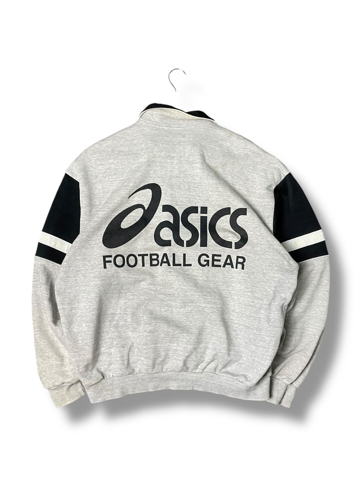 Asics × Japanese Brand × Vintage Vintage ASICS Half-zip Pullover Sweatshirt (80) Size US M / EU 48-50 / 2 - 10 Thumbnail
