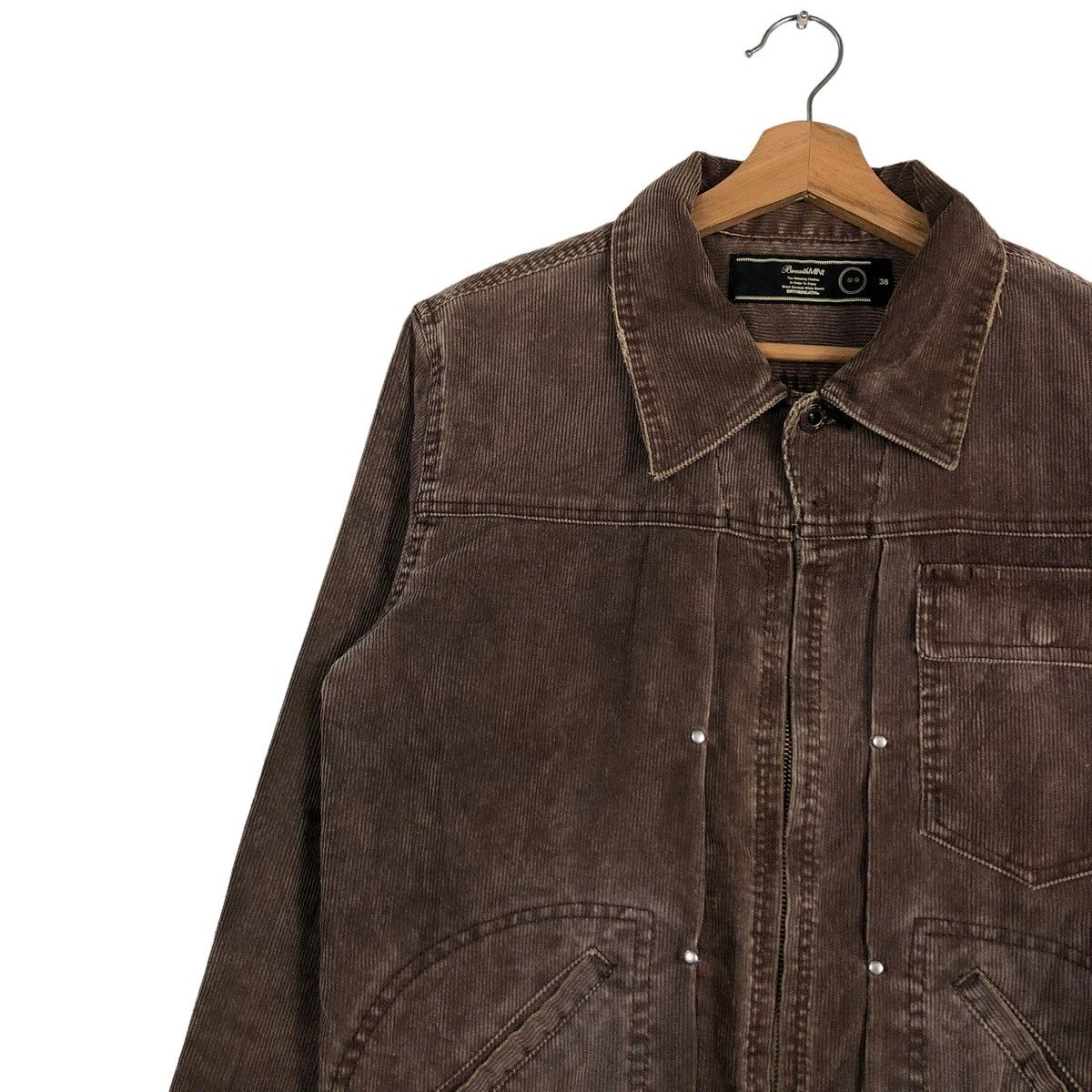Hysteric Glamour VINTAGE TRUCKER BIKER JACKET CORDUROY BREATHMINT NUMBERNINE Size US M / EU 48-50 / 2 - 7 Thumbnail