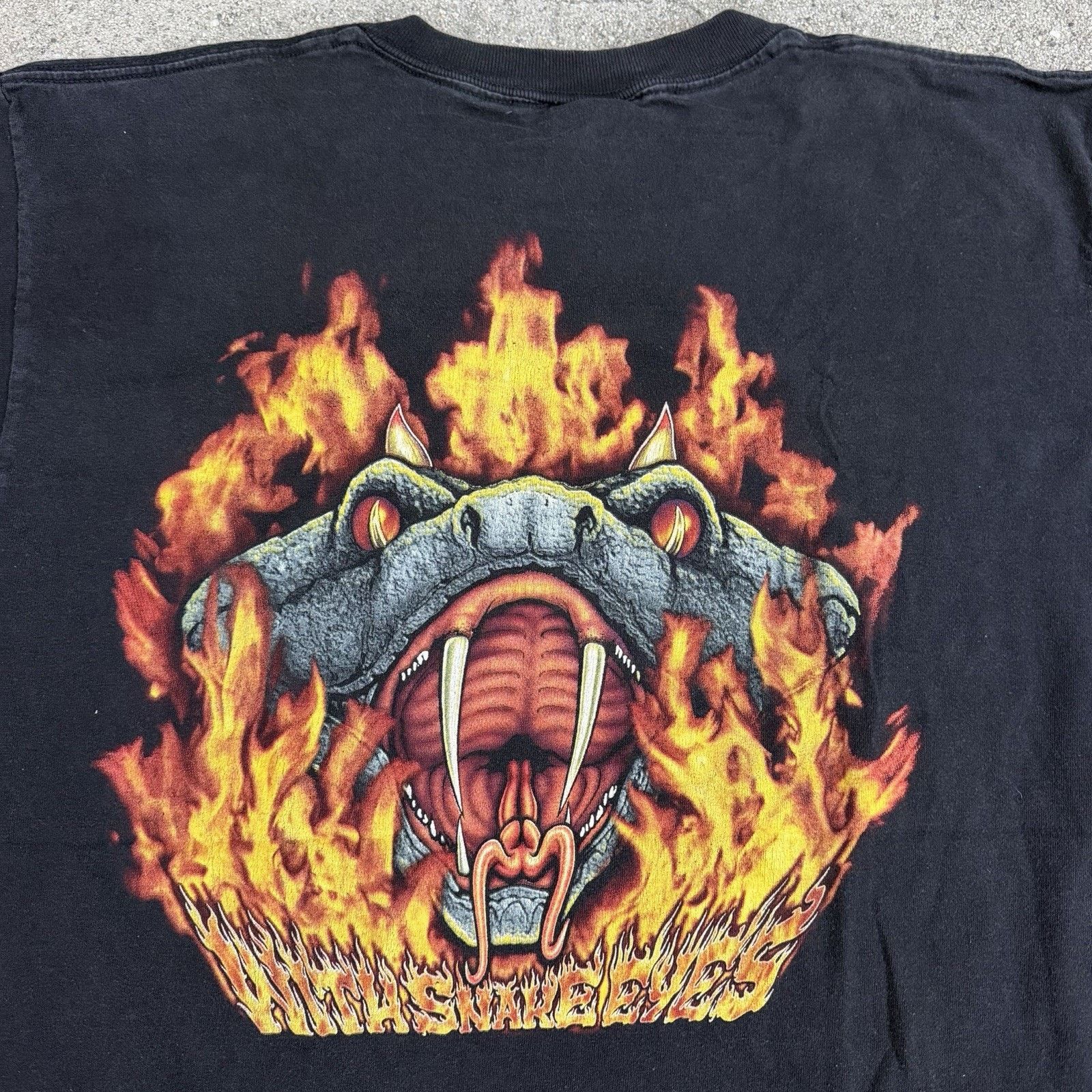 Band Tees × Vintage Vintage 1995 Winterland Pantera Snake Eyes Band T-Shirt Size US XL / EU 56 / 4 - 2 Thumbnail