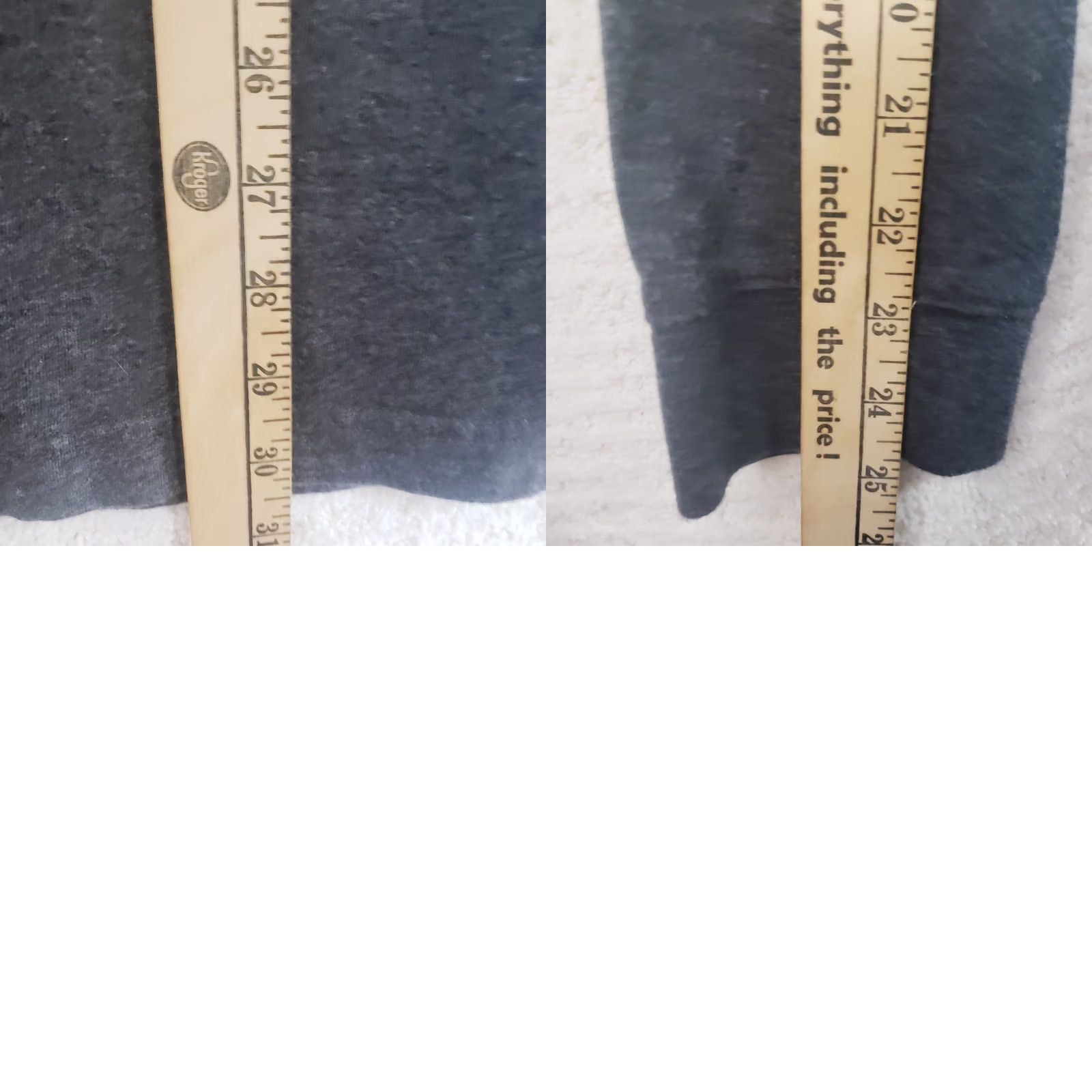 Lands' End Lands' End Men's Dark Charcoal Heather Super-T Mock Neck T-Shirt XXL Gray Mens Size US XXL / EU 58 / 5 - 9 Thumbnail