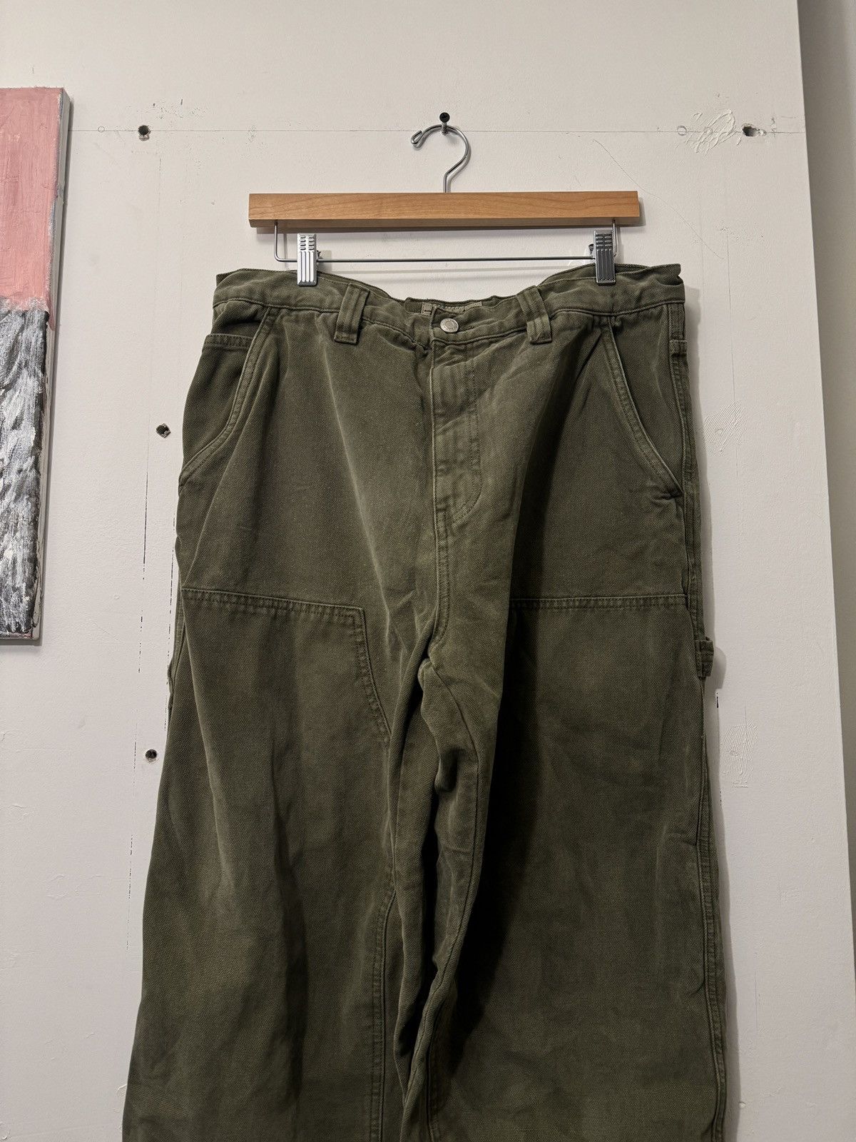 Other STUSSY DOUBLE KNEE DENIM CARPENTER WORK PANTS 34 Size US 34 / EU 50 - 4 Thumbnail