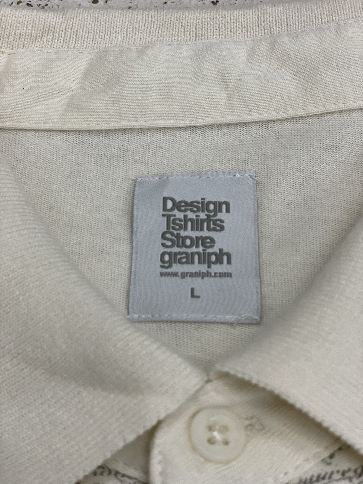 Japanese Brand Old Vintage Map Abstract Polo Size US L / EU 52-54 / 3 - 16 Thumbnail