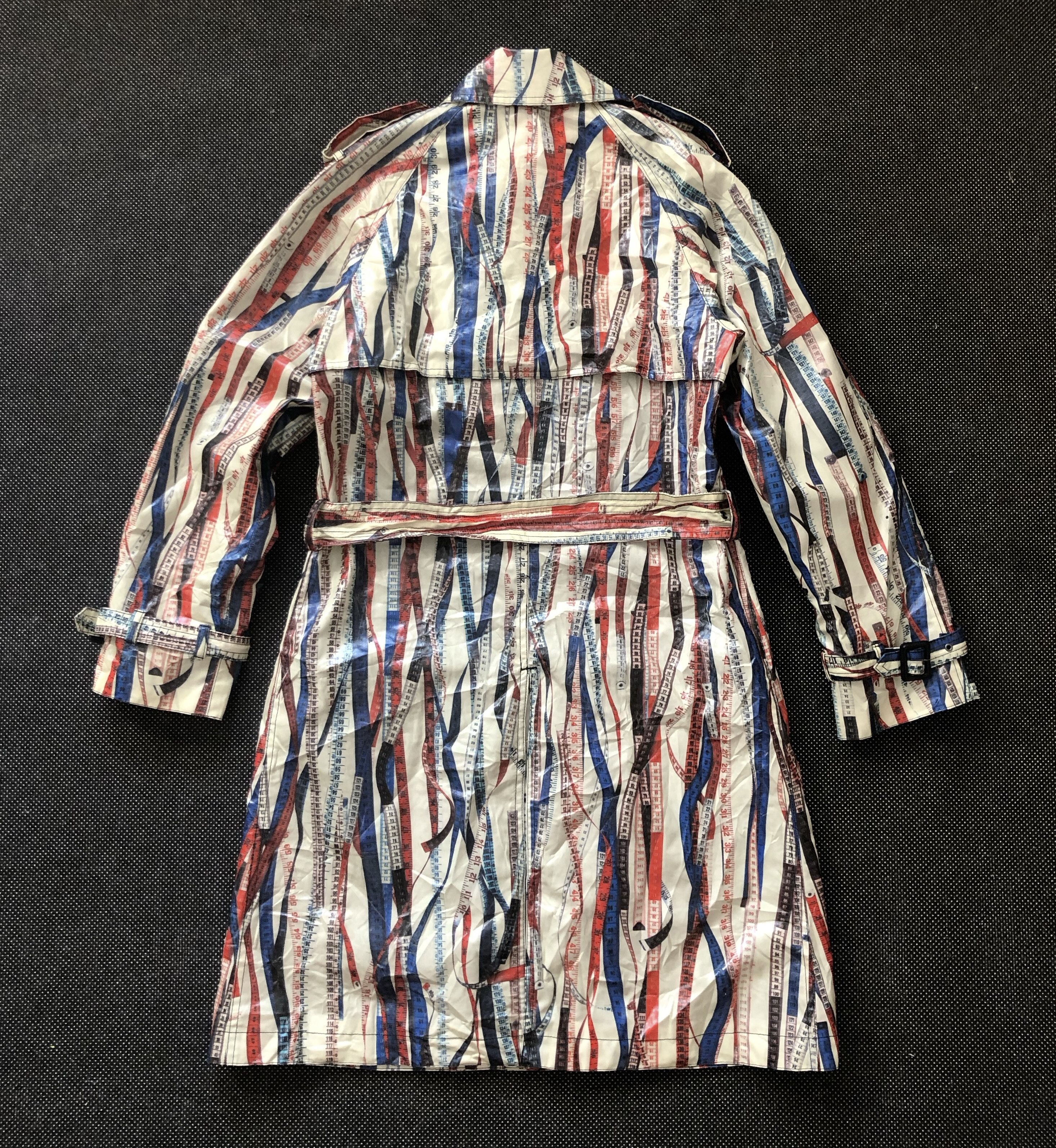 Jean Paul Gaultier RARE🔥FW2015 GAULTIER SEPT PREMIERES RULER TAPE TRENCH COAT Size M / US 6-8 / IT 42-44 - 18 Thumbnail
