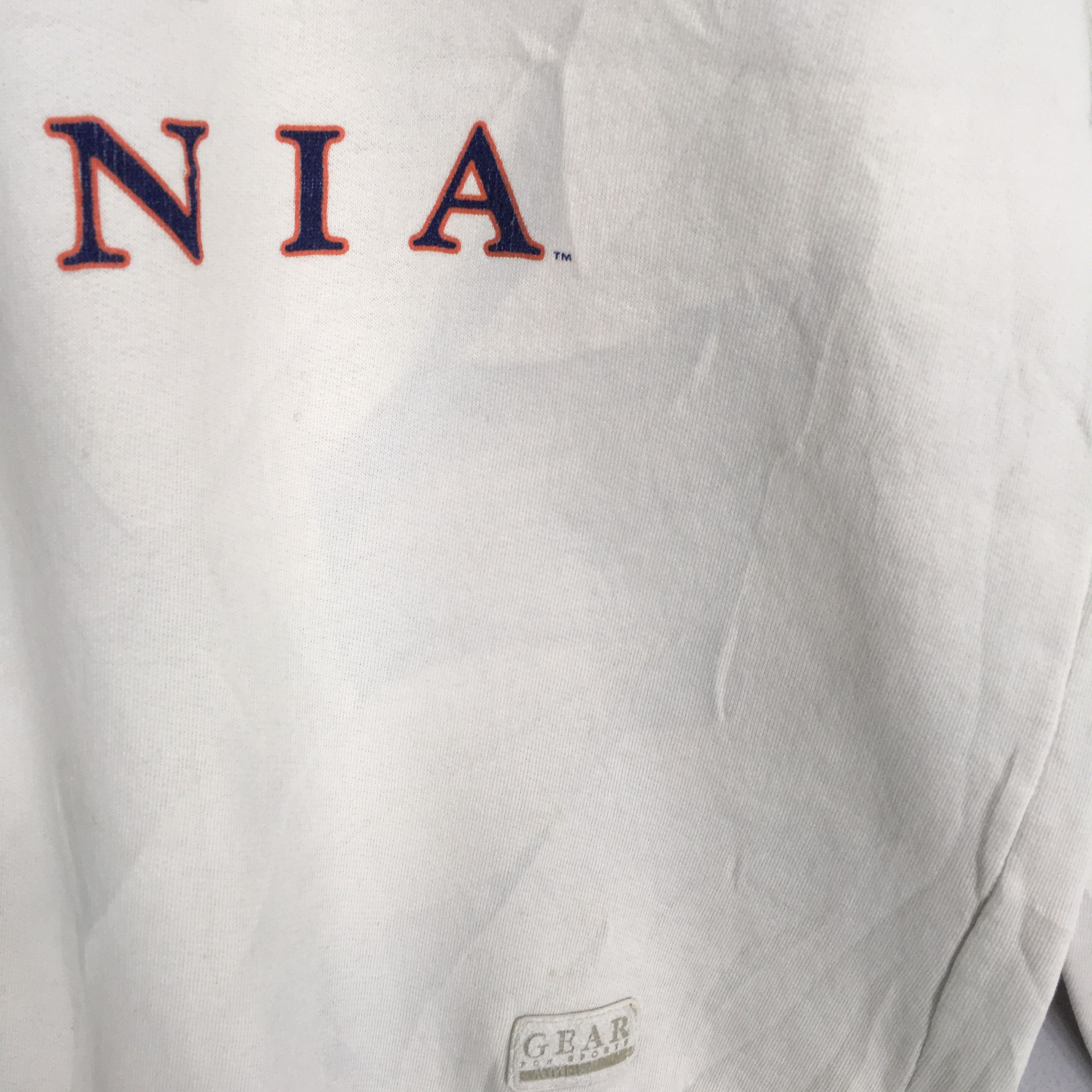 Gear for Sports Vintage 90's University Of Virginia White - 224 Size US L / EU 52-54 / 3 - 8 Thumbnail