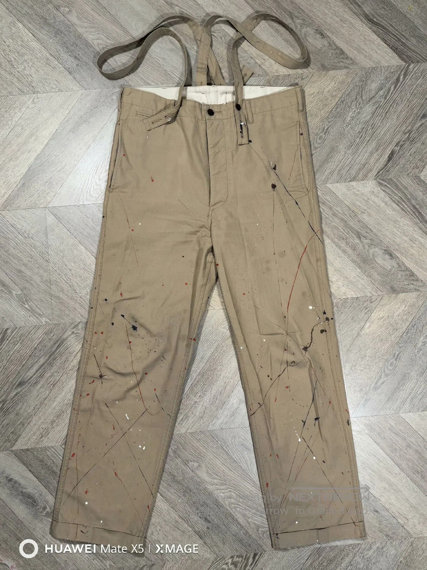 Visvim visvim camus braces pants with adjustable straps. Size US 30 / EU 46 - 1 Thumbnail