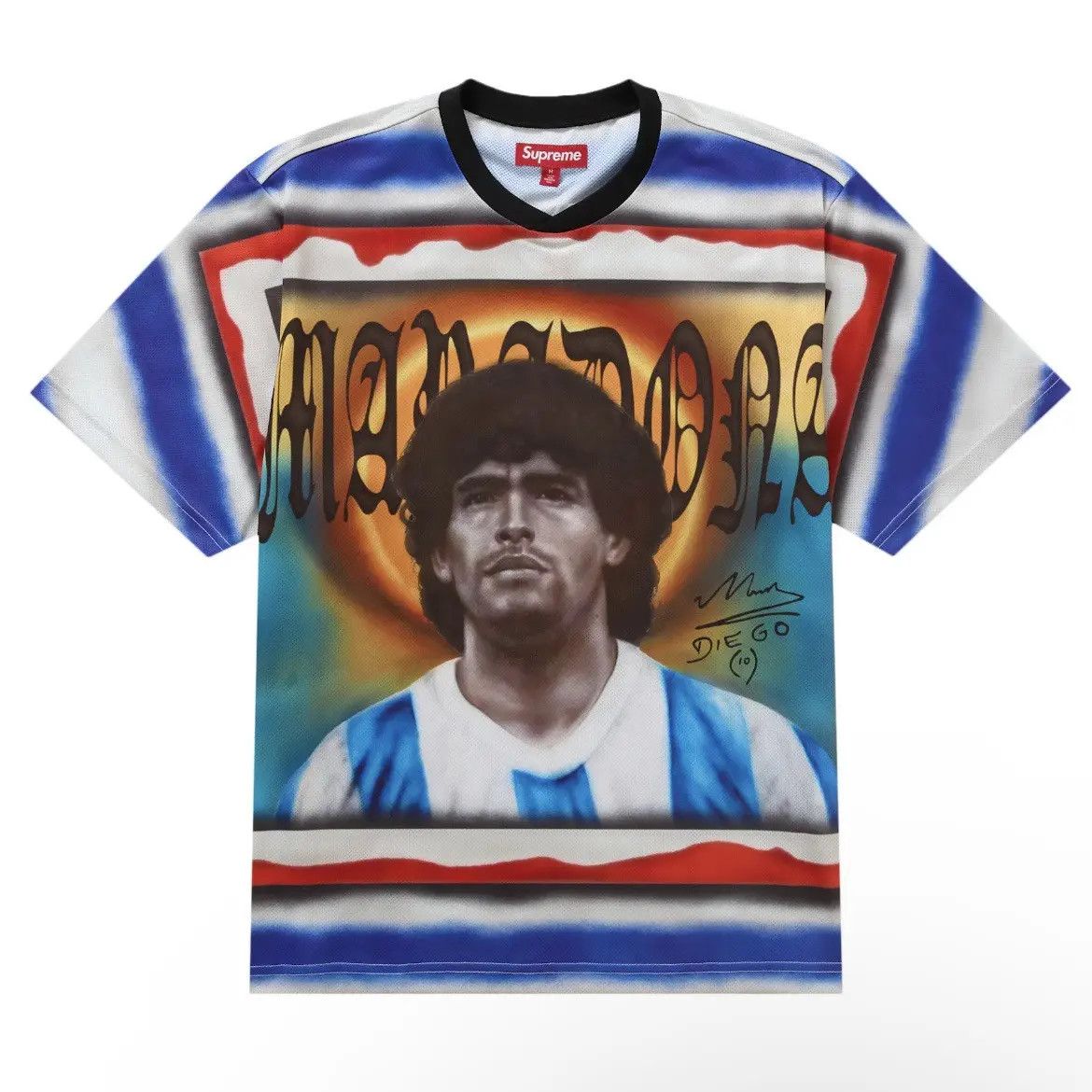 Supreme Supreme Maradona Soccer Jersey Size Medium | Grailed