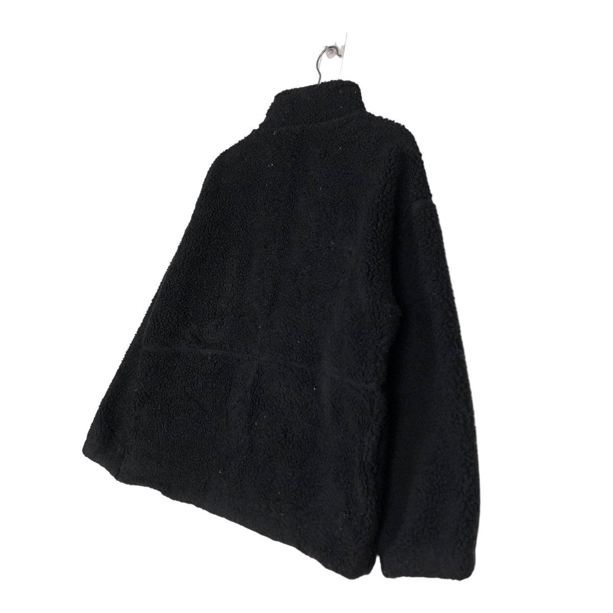 Japanese Brand 🔥Rich Black Vintage Fleece Jacket GU Japan Issey Miyake Size US XL / EU 56 / 4 - 10 Thumbnail