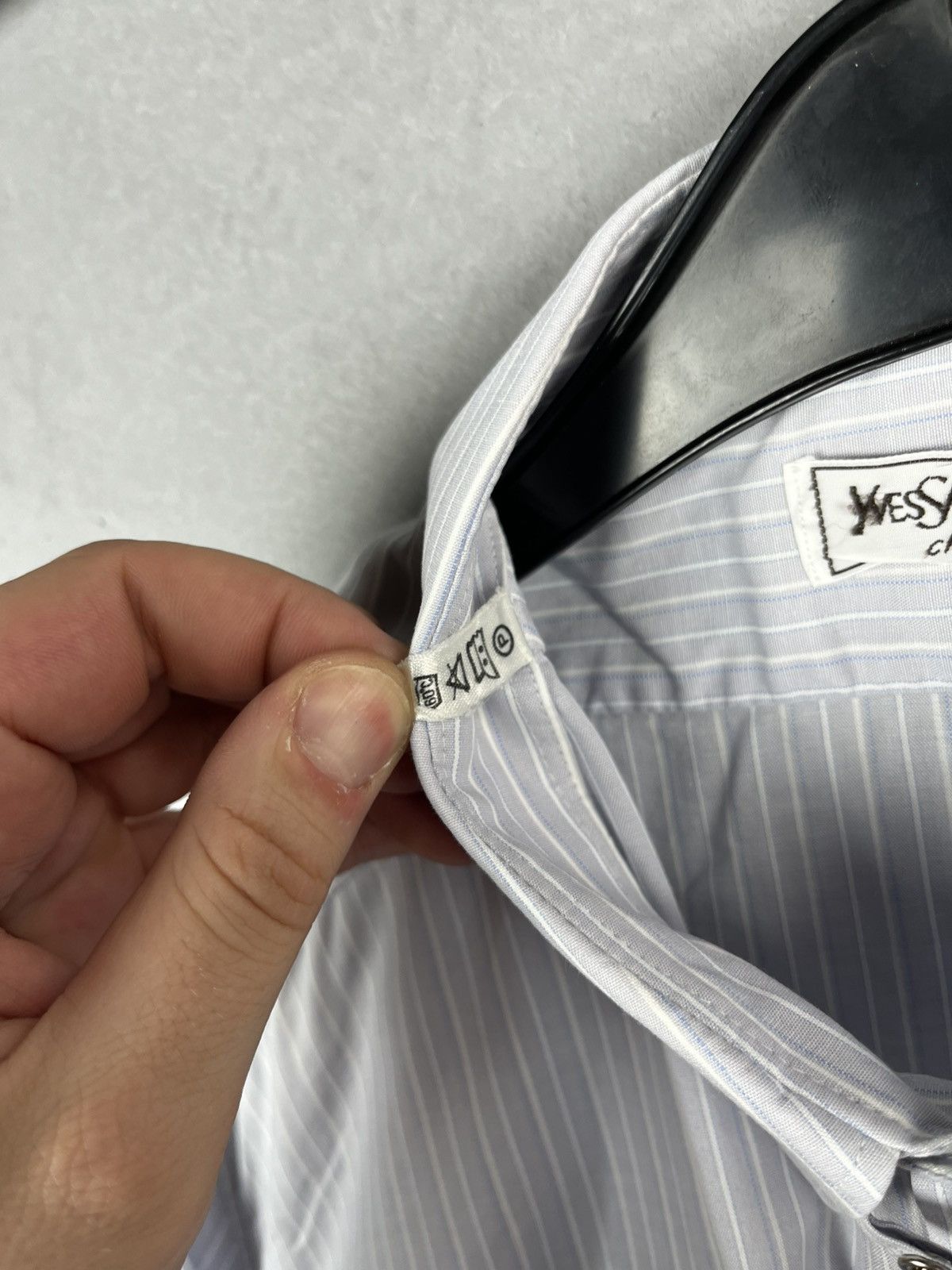 Saint Laurent Paris Yves Saint Laurent Paris archive button shirt vintage 90s Size US M / EU 48-50 / 2 - 19 Thumbnail
