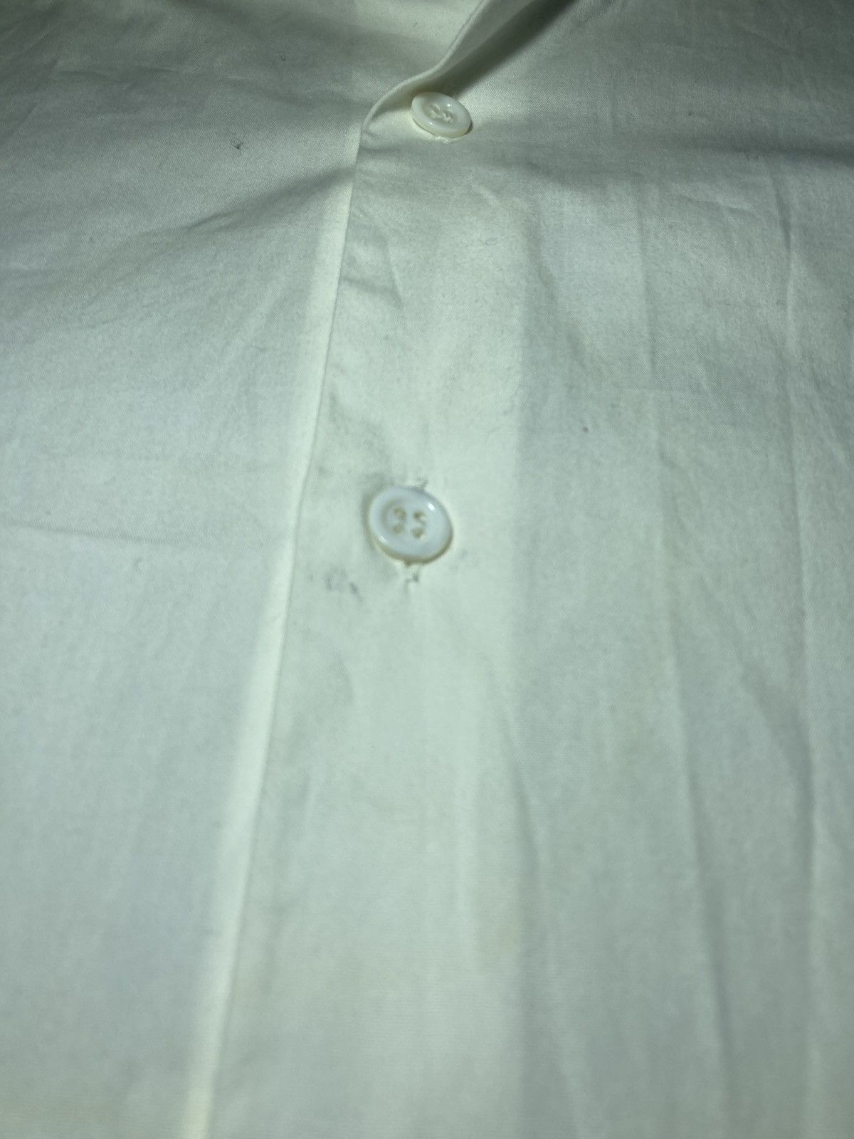 Dior × Hedi Slimane AW07 Dior Navigate Tuxedo Collar Shirt White 2007 37 Hedi S Size US S / EU 44-46 / 1 - 4 Thumbnail