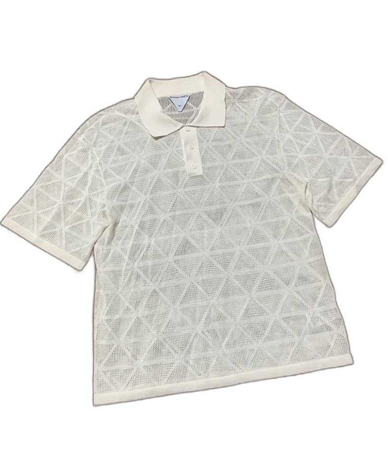 Bottega Veneta Bottega Veneta cut-out short-sleeved polo shirt-2508 Size US L / EU 52-54 / 3 - 1 Thumbnail