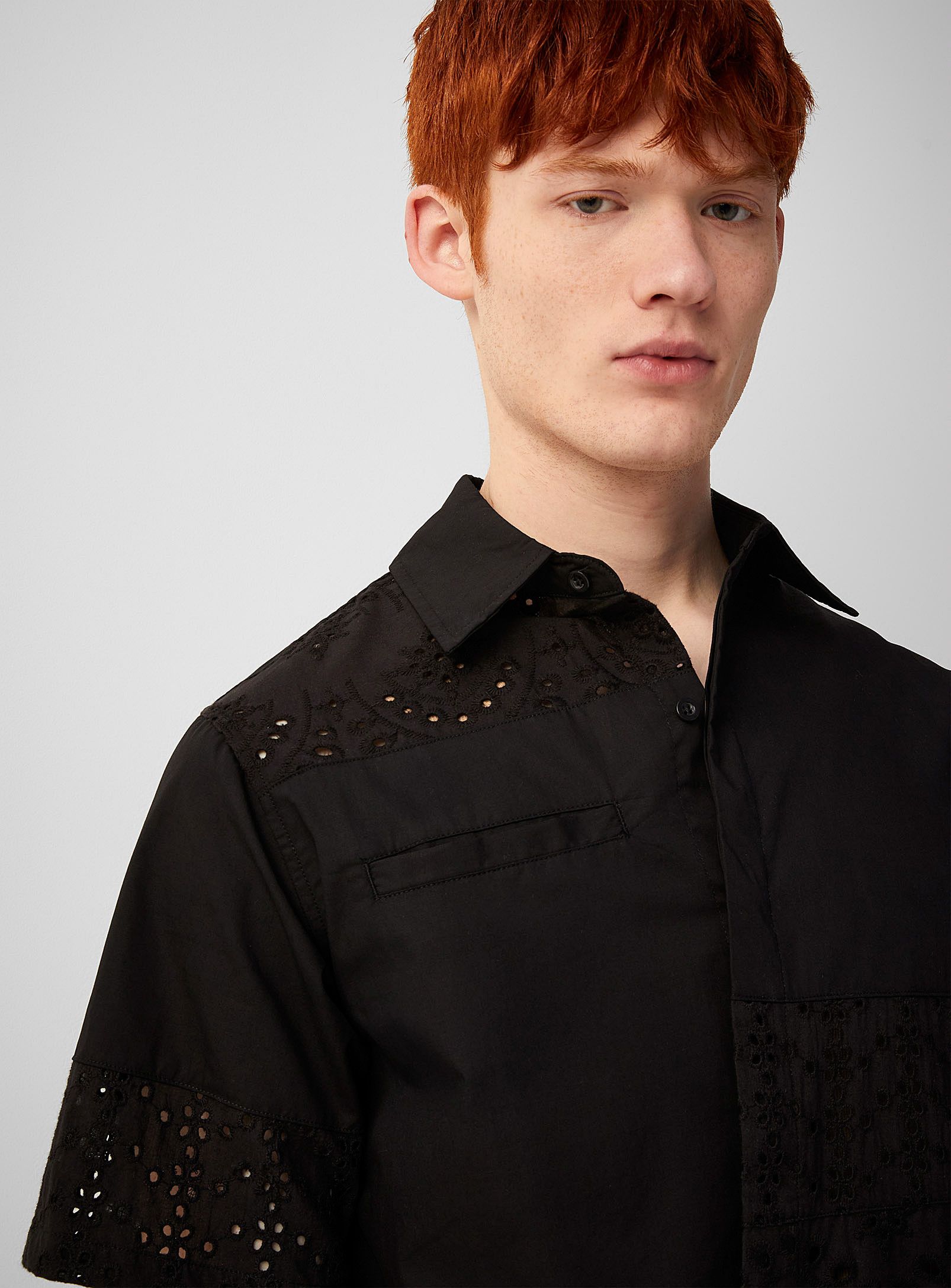 Jungles BNWT SS24 JUNGLES JUNGLES BRODERIE ANGLAISE SHIRT L Size US L / EU 52-54 / 3 - 10 Thumbnail