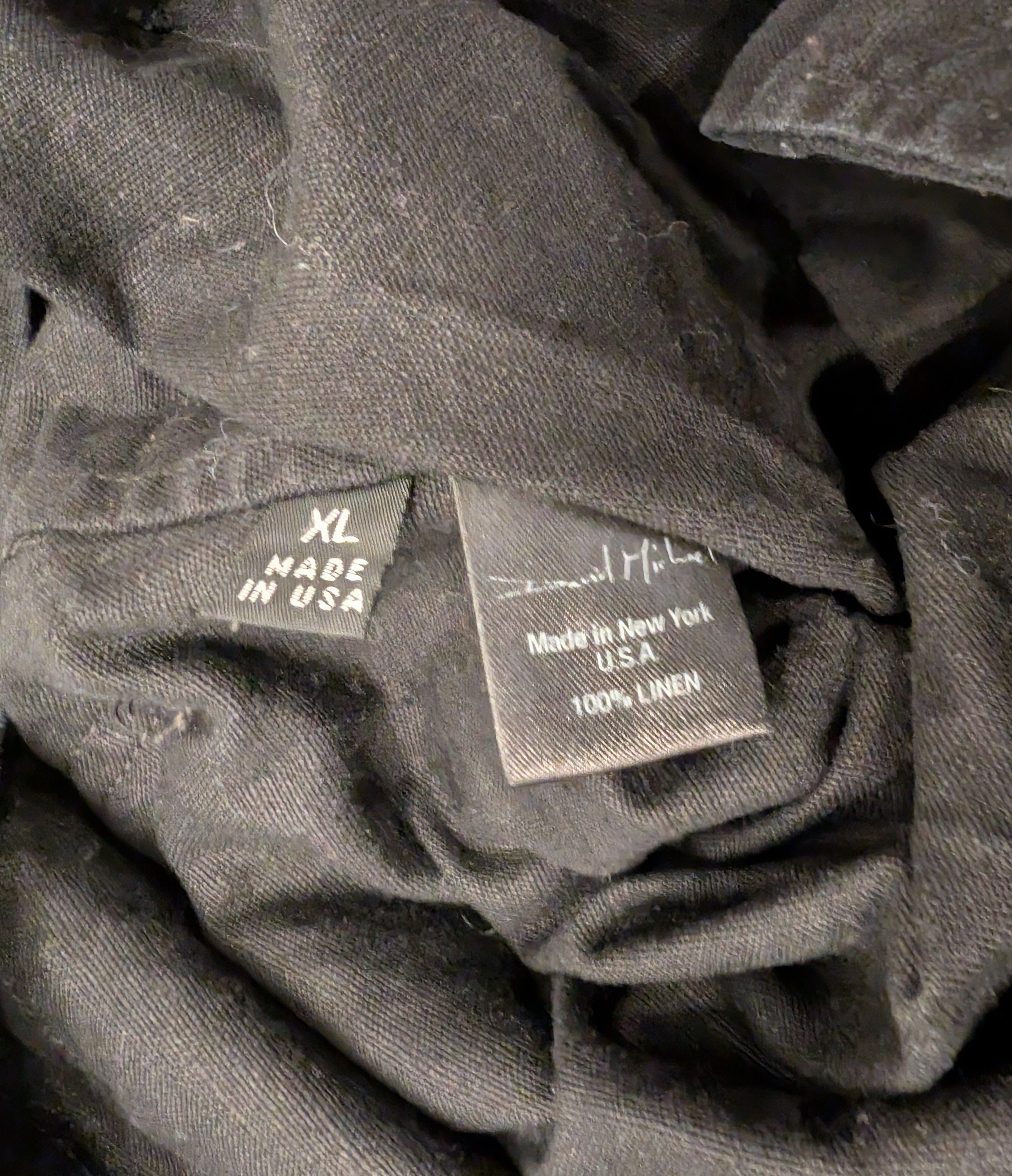 Other David Michael 100% Linen Chore Coat Made in USA Size US XL / EU 56 / 4 - 4 Thumbnail
