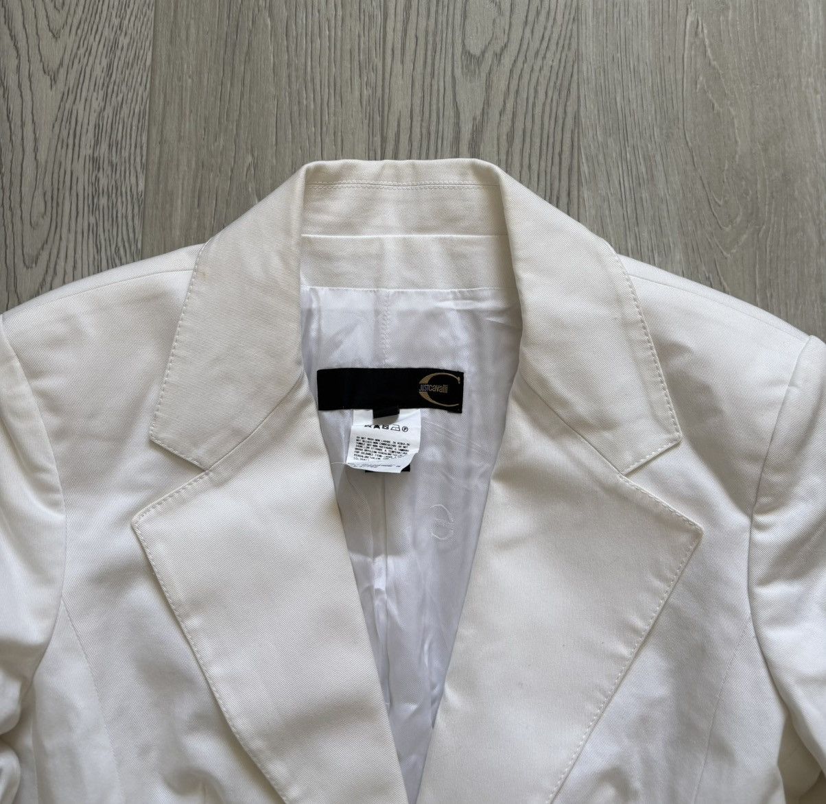 Designer × Just Cavalli × Vintage Retro Vintage Just Cavalli Button Blazer Jacket Size M / US 6-8 / IT 42-44 - 3 Thumbnail