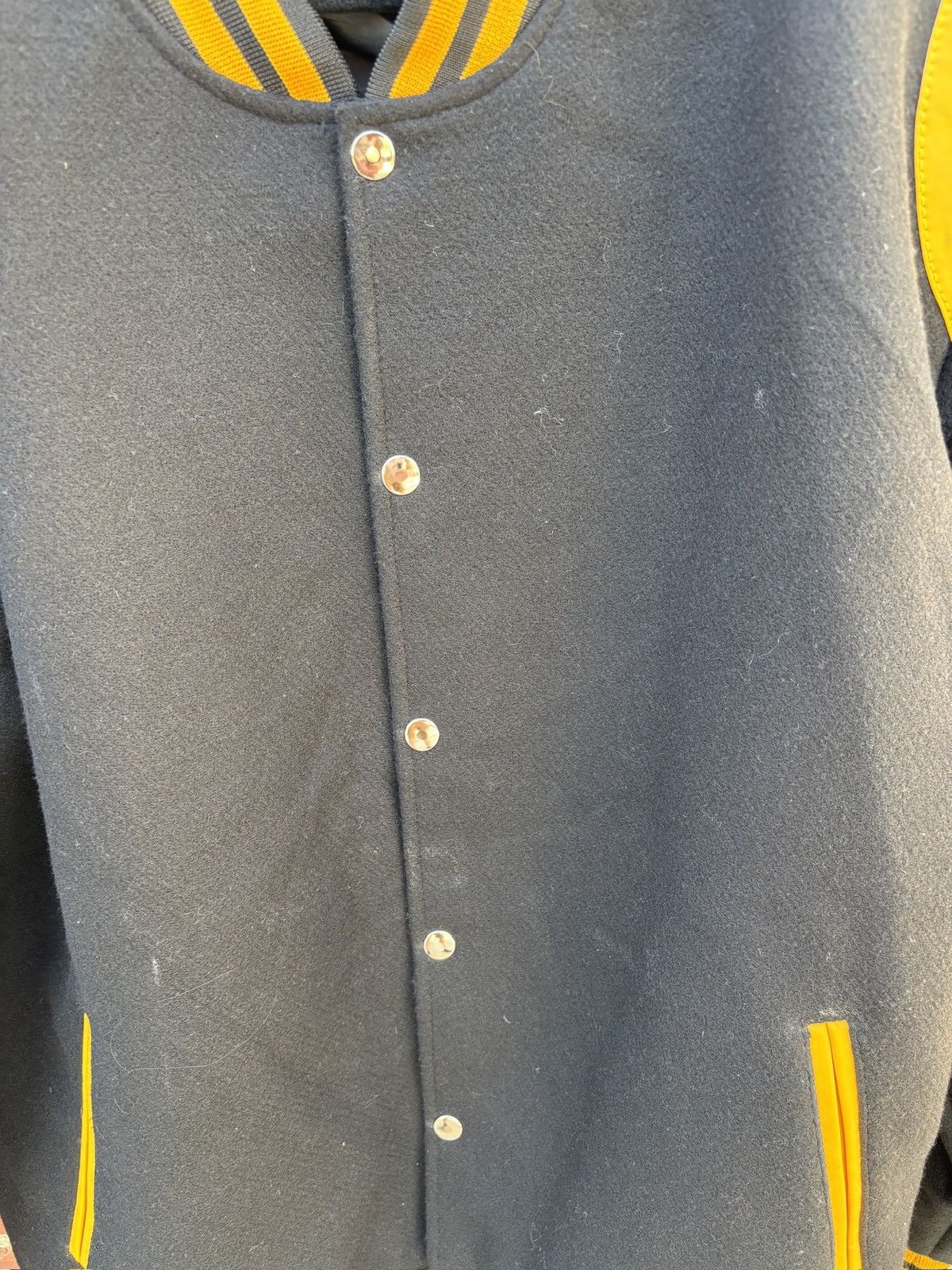 Other Vintage Streetwear Bomber Jacket Size Large Black Yellow Size US L / EU 52-54 / 3 - 4 Thumbnail