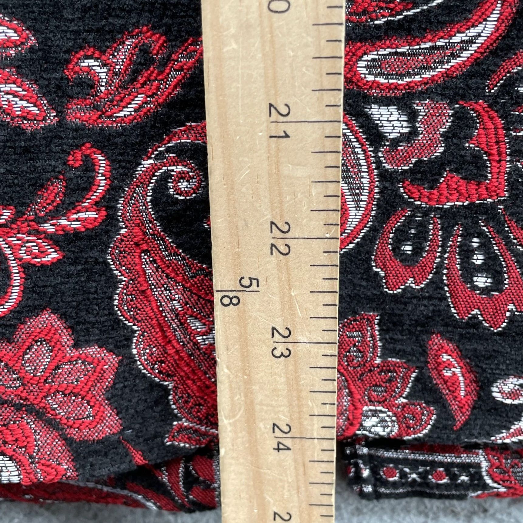 Vintage Christopher Banks Jacket Women's XL Red Paisley Patchwork Tapestry Retro Boho Size XL / US 12-14 / IT 48-50 - 5 Thumbnail