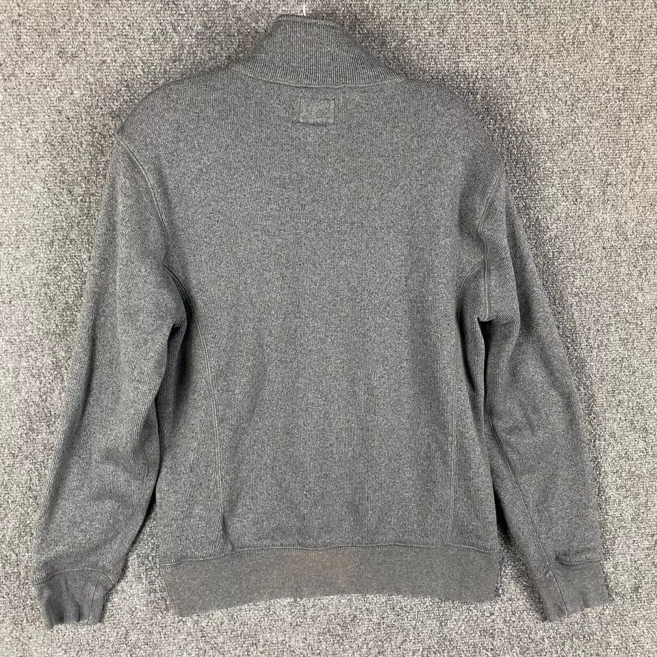 J.Crew J Crew 1/4 Zip Pullover Men's Small Sweater Gray Mock Neck Size US S / EU 44-46 / 1 - 8 Thumbnail