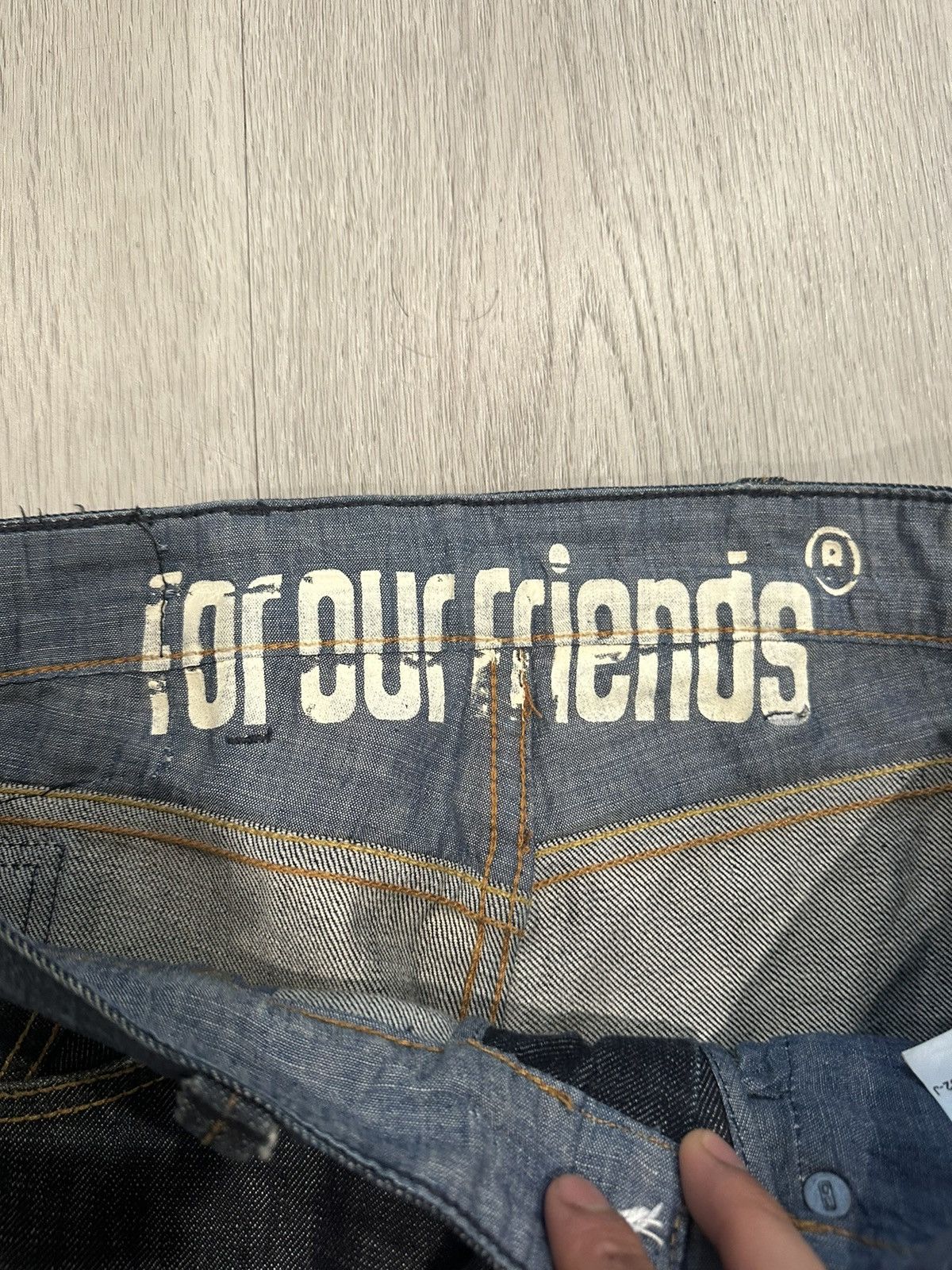 Vintage Real VINTAGE raw Japanese selvedge Denim Size US 31 - 2 Thumbnail