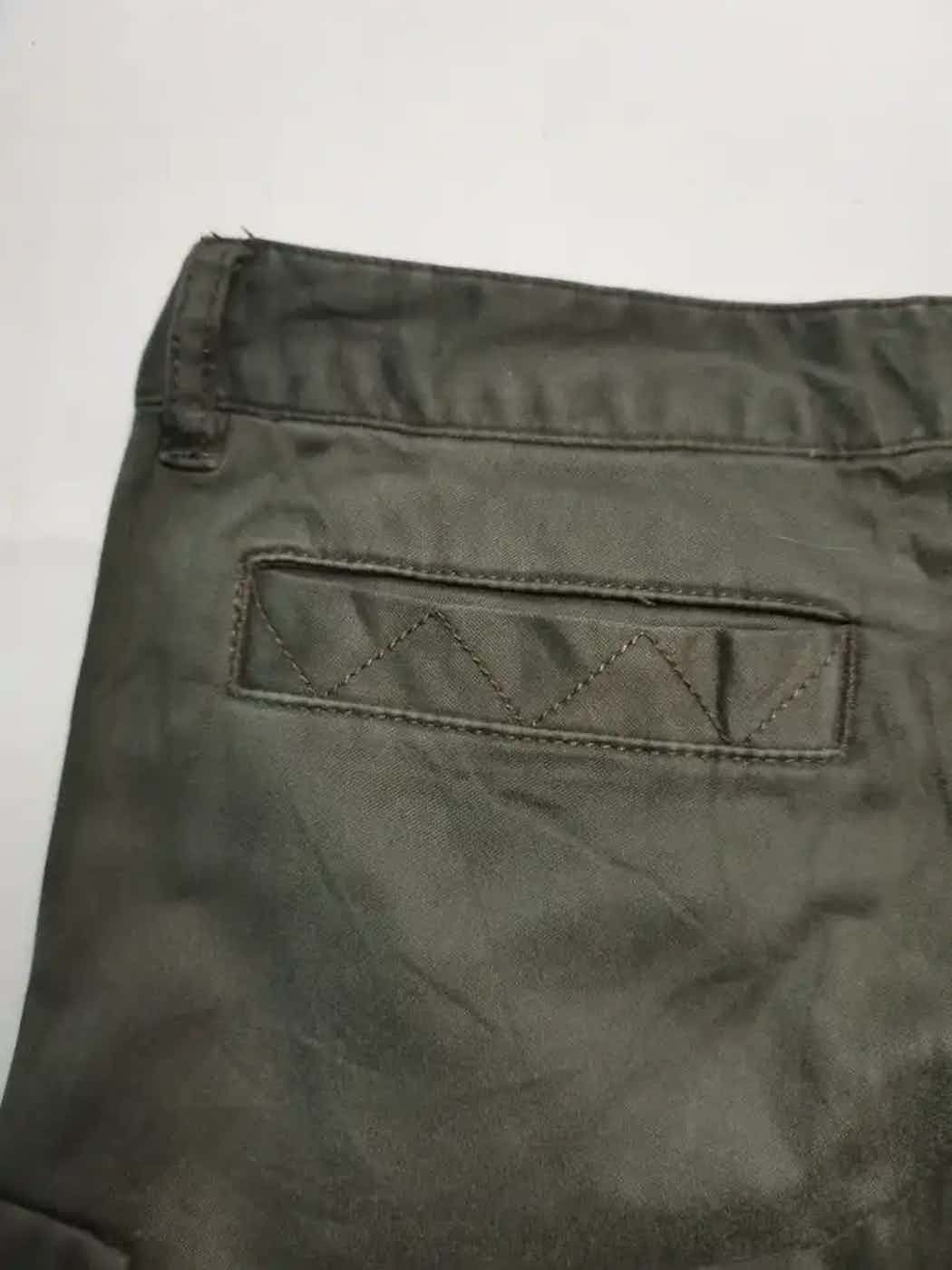 Japanese Brand Nicole White Tactical Multipocket Cargo Pants Size US 27 - 6 Thumbnail