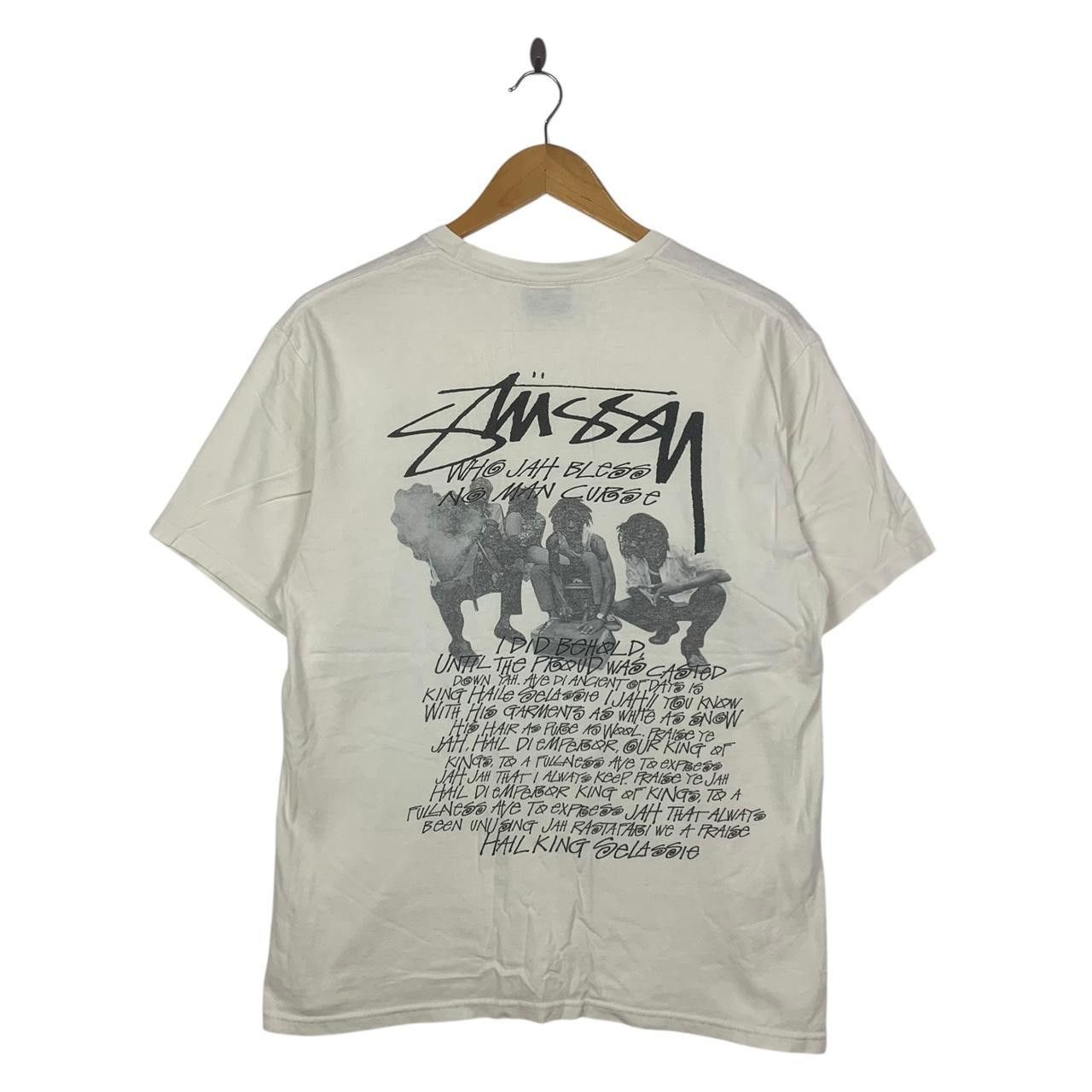 Vintage Vintage STUSSY REGGAE Conquering Lion Tribe Tee Shirt Size US M / EU 48-50 / 2 - 4 Thumbnail