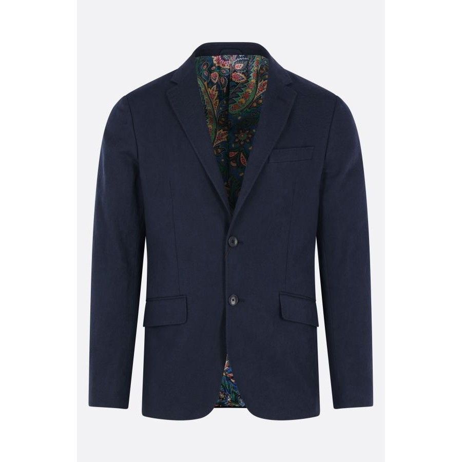 Etro ETRO Jacquard Cotton Beige Single Breasted Jacket New & Auth Size US L / EU 52-54 / 3 - 1 Thumbnail