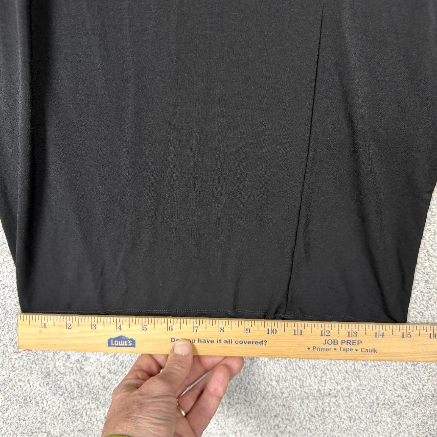 Vintage CJ Banks Dress Pants Womens 2X Black Jersey Knit Wide-Leg Pull On Polyester Spandex Casual Pants Womens Plus Size 2X Black Wide Leg Pants Size XXL / US 16-18 / IT 52-54 - 3 Thumbnail
