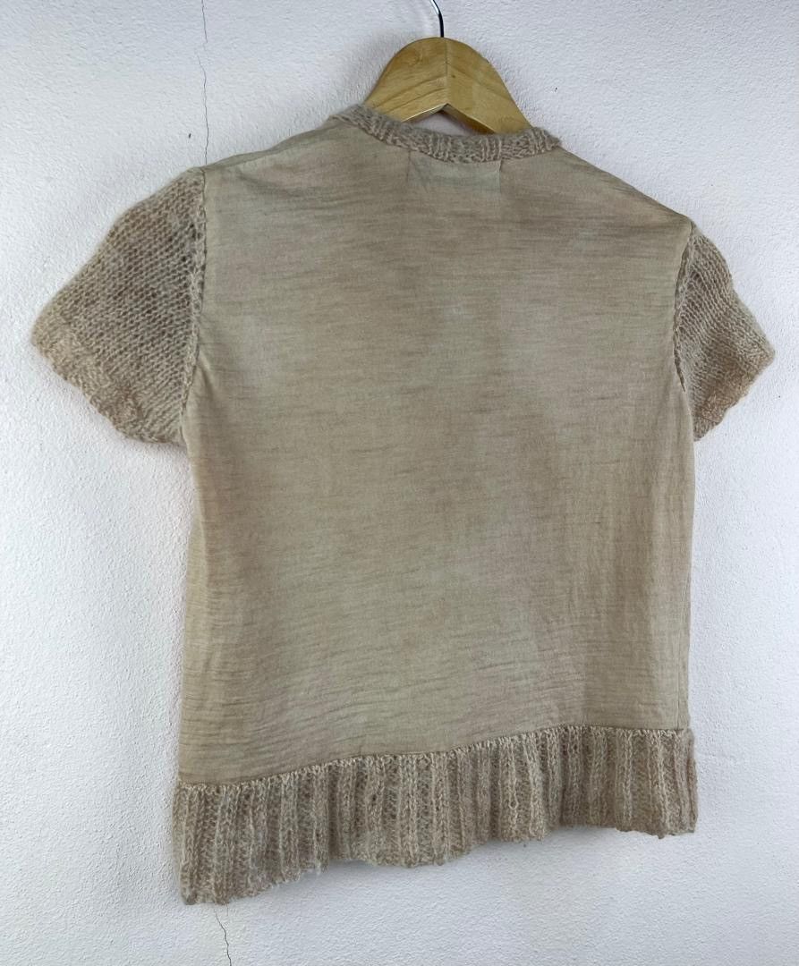 Tricot Comme des Garcons AD1999 Rei Kawakubo Wool Knit Top Size XS / US 0-2 / IT 36-38 - 11 Thumbnail