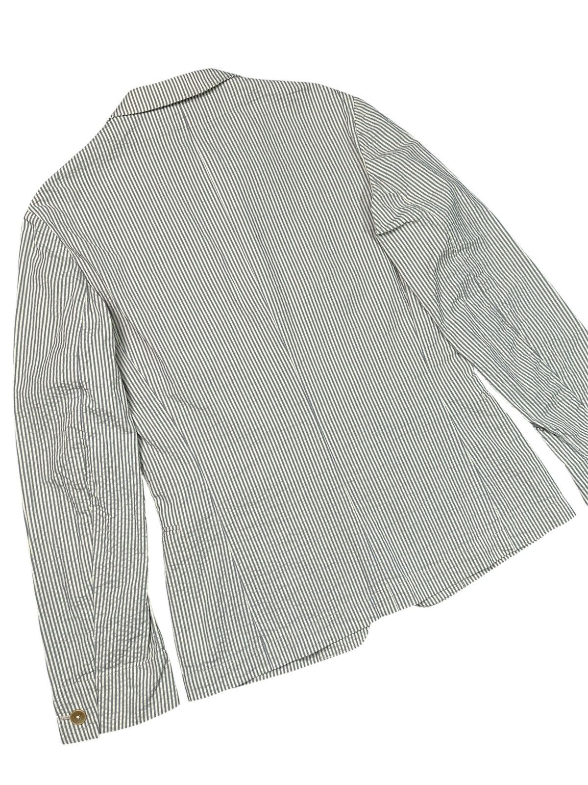 Paul Smith Paul Smith Seersucker Stripe Blazer Size 38R - 5 Thumbnail