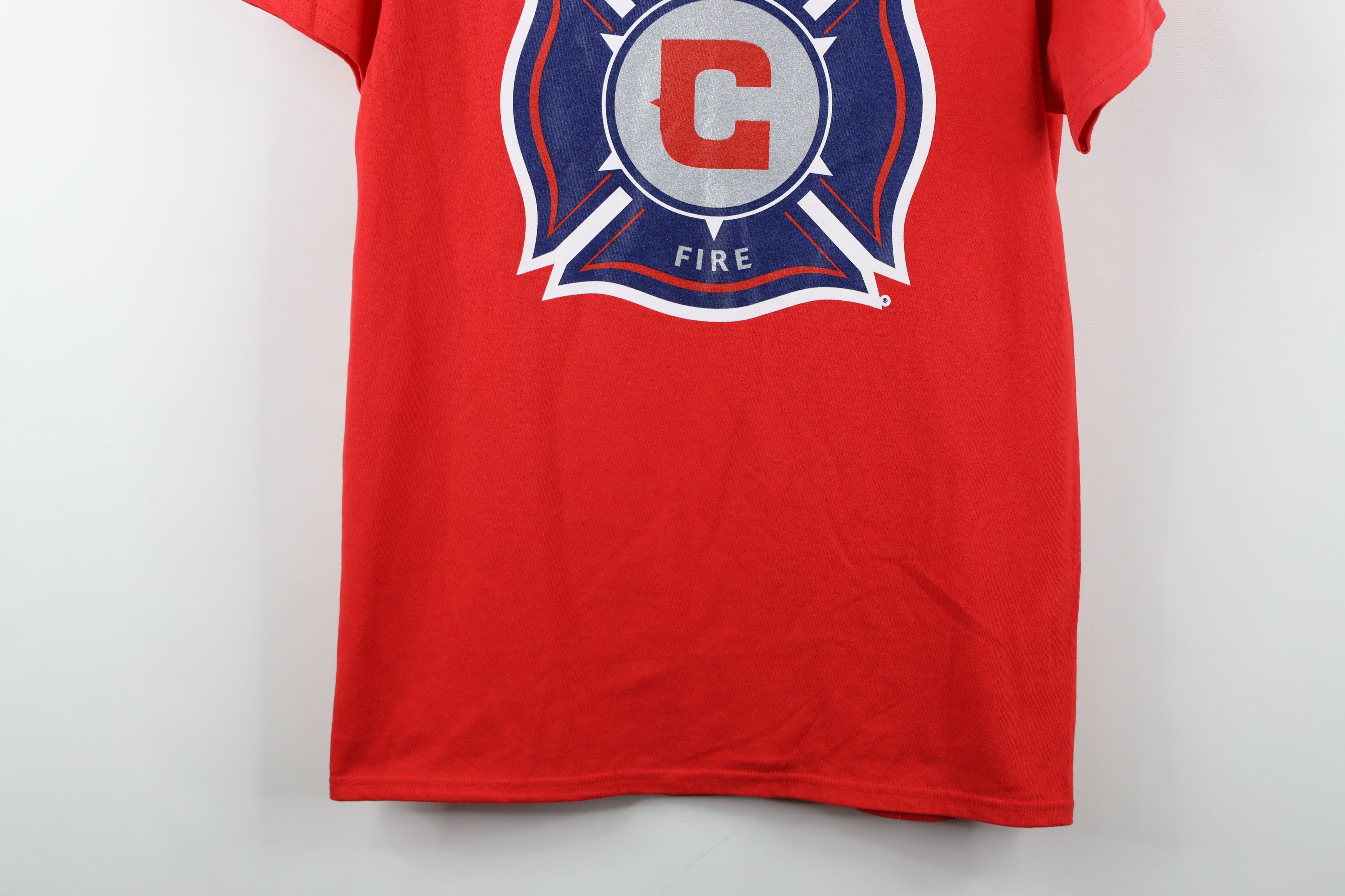 Majestic × Vintage Majestic Spell Chicago Fire Soccer Short Sleeve T-Shirt Red Size US S / EU 44-46 / 1 - 3 Thumbnail
