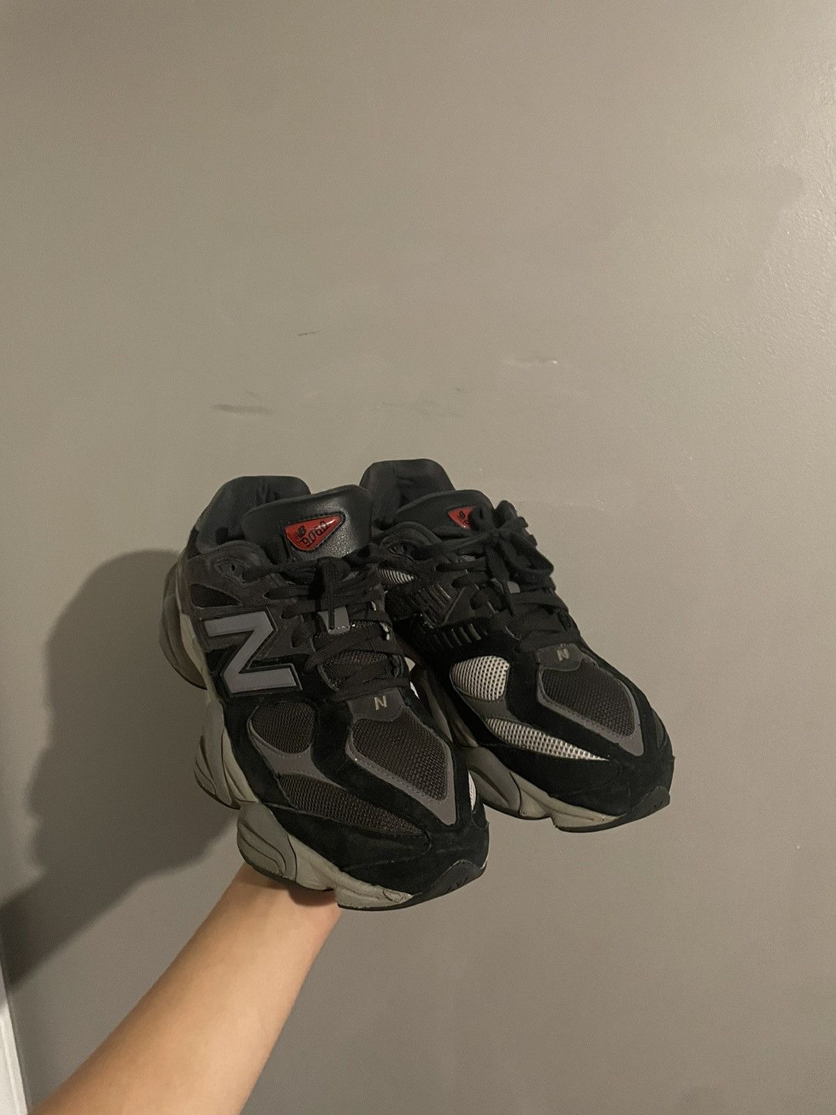New Balance New Balance 9060 (Black,Castlerock) Size US 11 / EU 44 - 1 Thumbnail