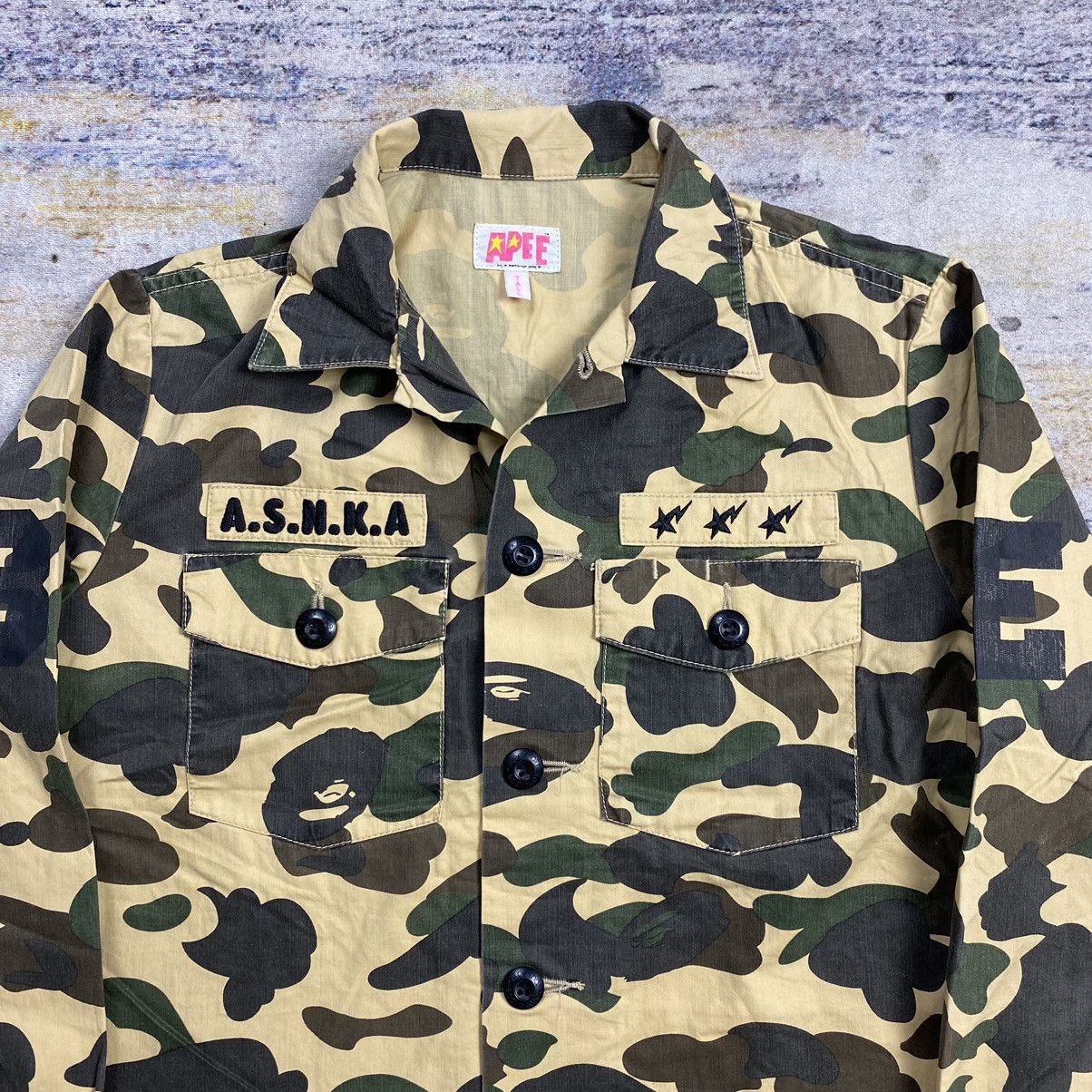 Bape × Nigo Bape camouflage military shirt Size US S / EU 44-46 / 1 - 3 Thumbnail