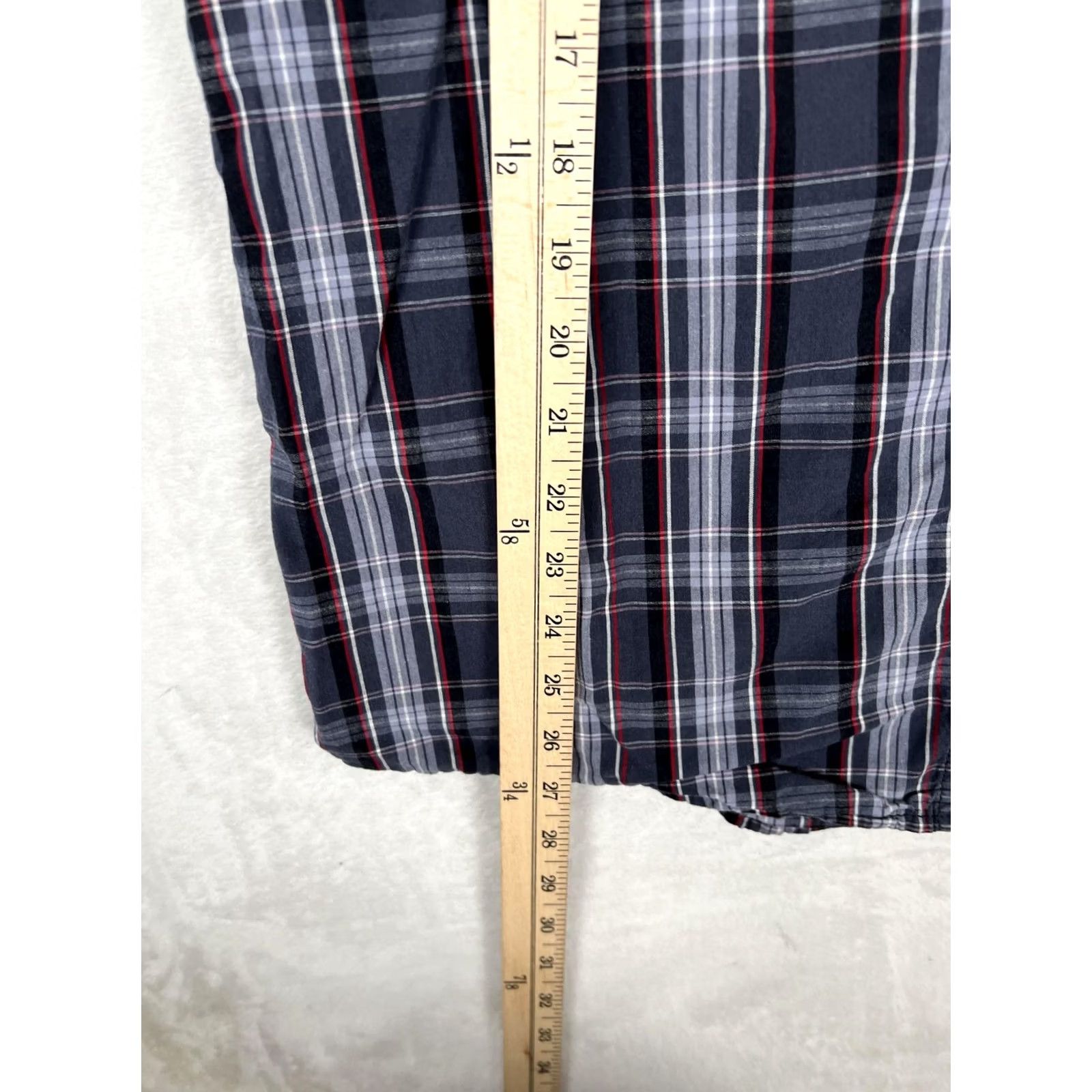 Denime Paper Denim & Cloth Shirt Mens L Blue Plaid Short Sleeve Button Front Casual Size US L / EU 52-54 / 3 - 5 Thumbnail