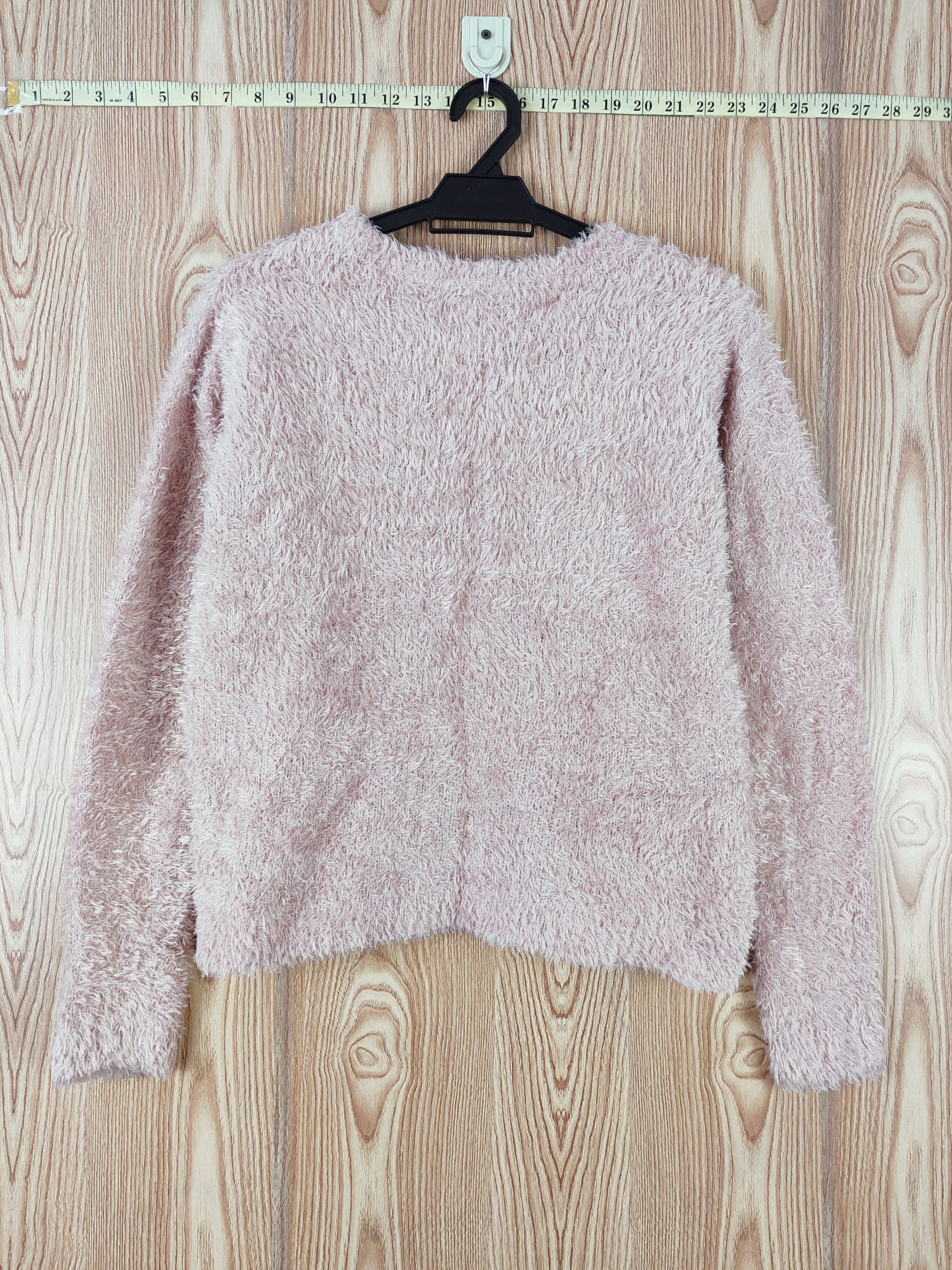Aran Isles Knitwear × Japanese Brand Chocol Raffine Pink Shag Shaggy Fur Mohair Knitwear #W883 Size M / US 6-8 / IT 42-44 - 7 Thumbnail