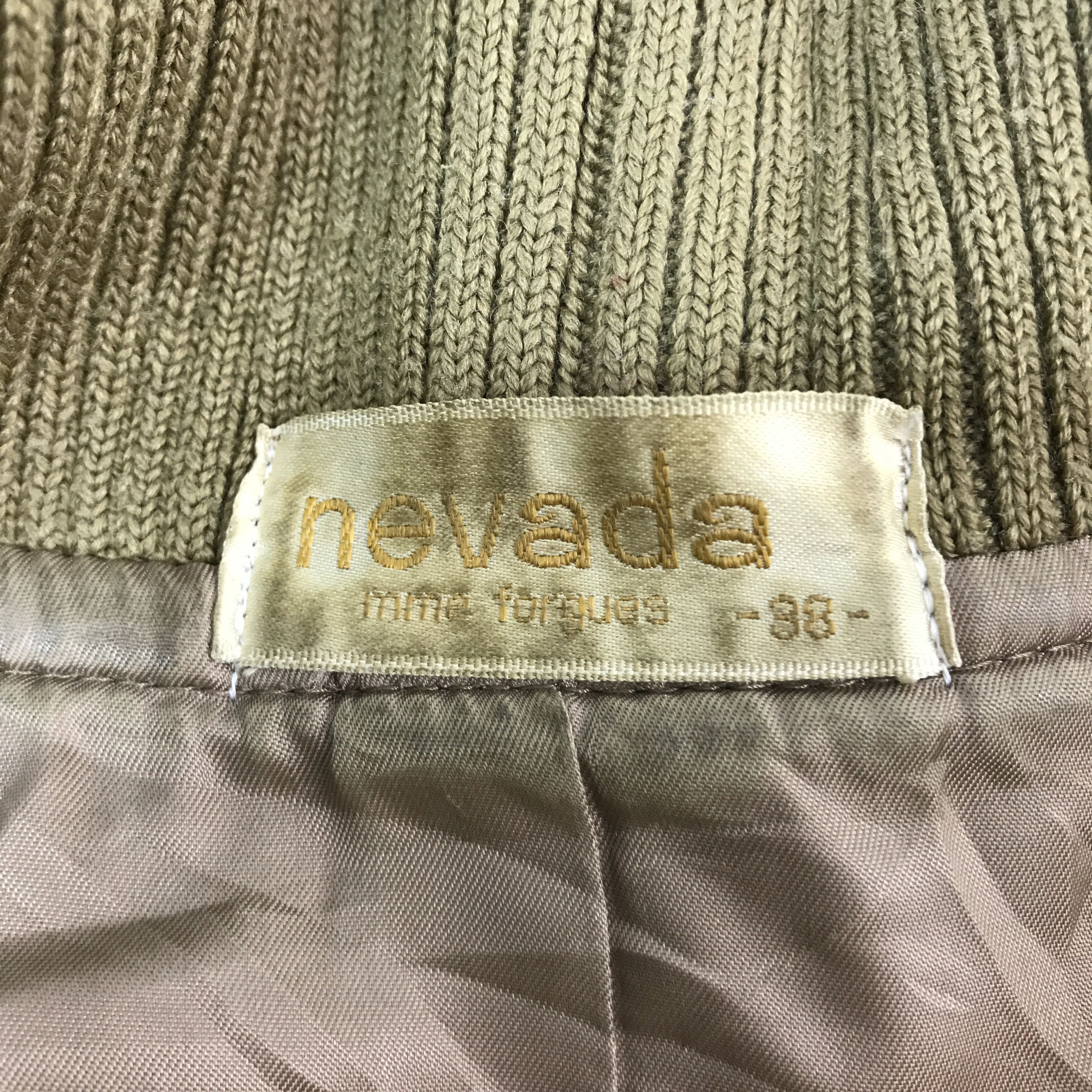 Japanese Brand nevada Wool jacket Leather sleeve jacket Size US L / EU 52-54 / 3 - 10 Thumbnail