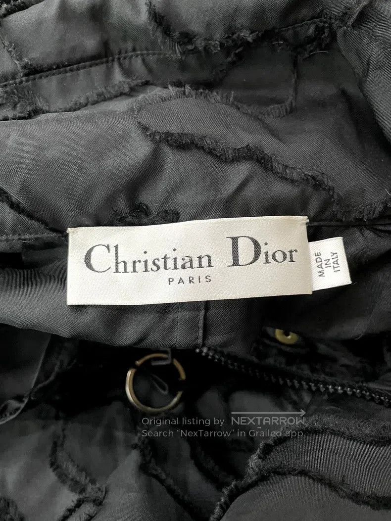 Dior Dior Black jacquard hooded windbreaker jacket Size XXS / US 00 / IT 34 - 4 Thumbnail